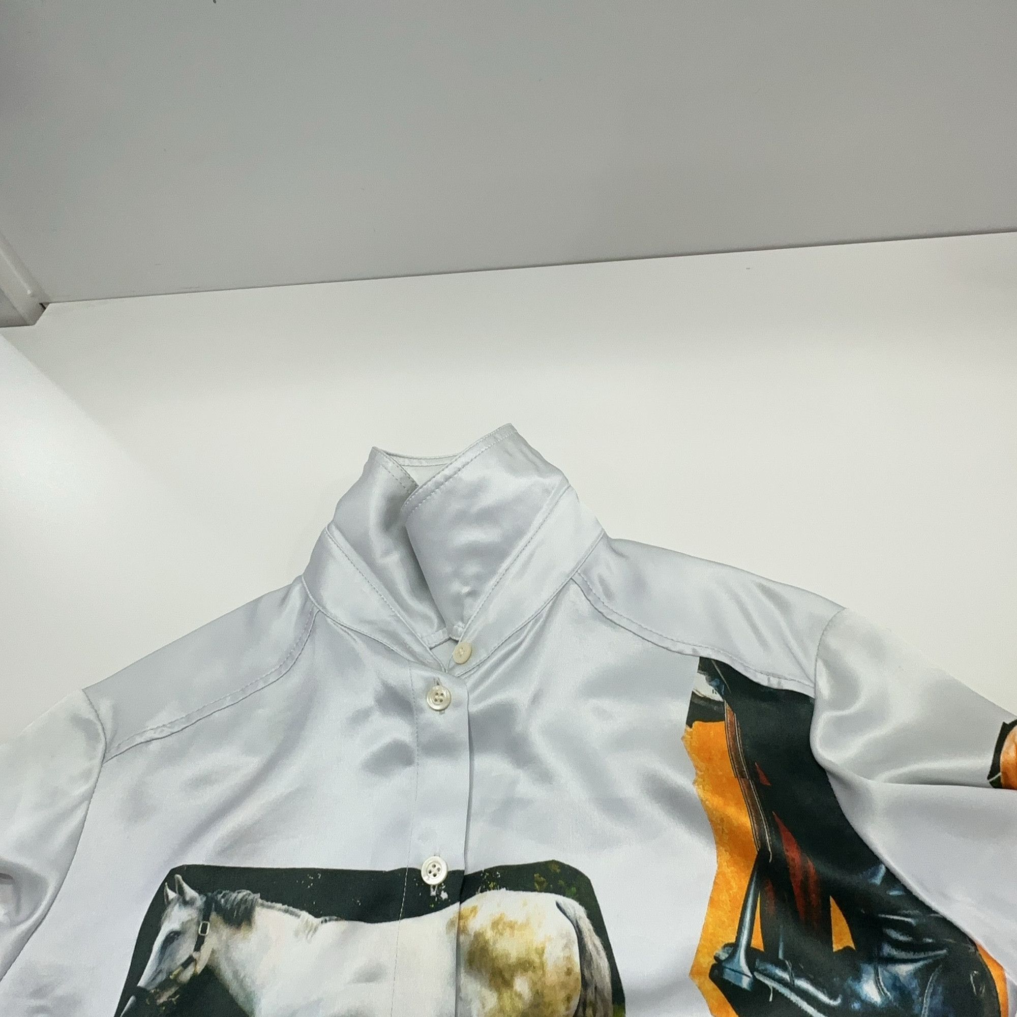 Acne Studios Acne Studios Martin Laborde Horse Print Blouse FR 32 Size XXS / US 00 / IT 34 - 8 Thumbnail