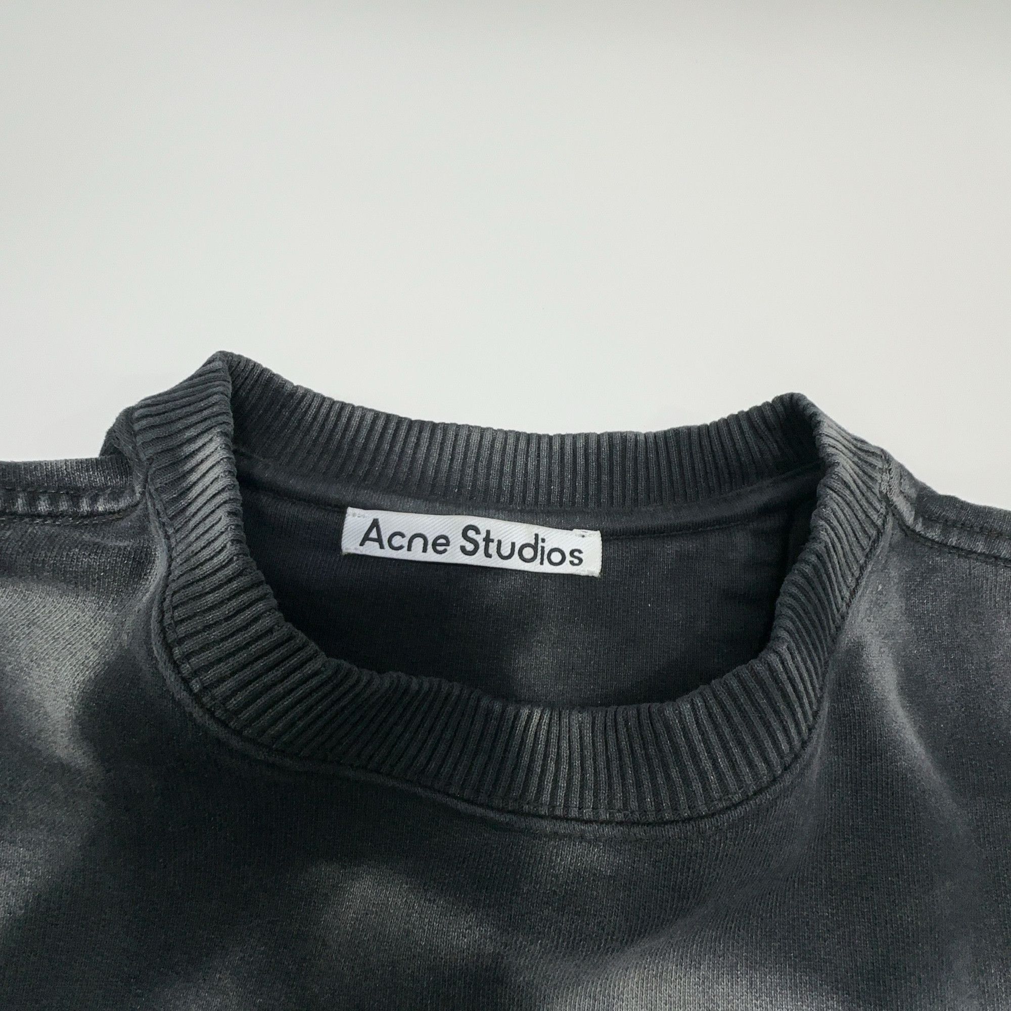 Acne Studios Acne Studios Cloudy Wash Logo Sweatshirt US XXS Size US XXS / EU 40 - 6 Thumbnail
