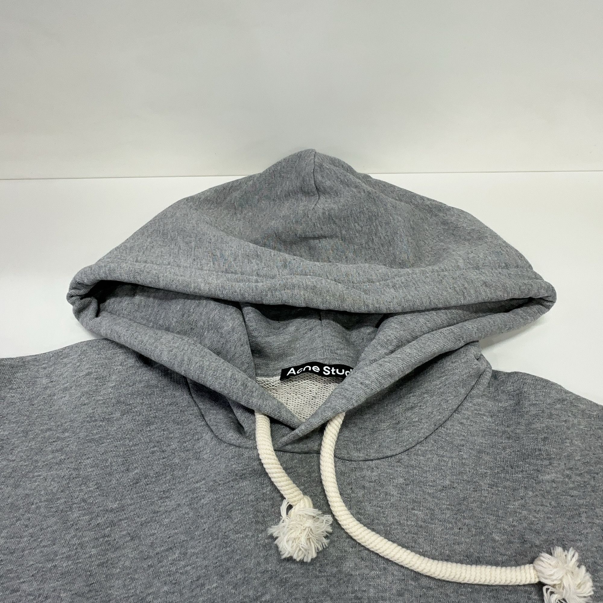 Acne Studios Acne Studios Gray Face Logo Hoodie Size L Size US L / EU 52-54 / 3 - 6 Thumbnail