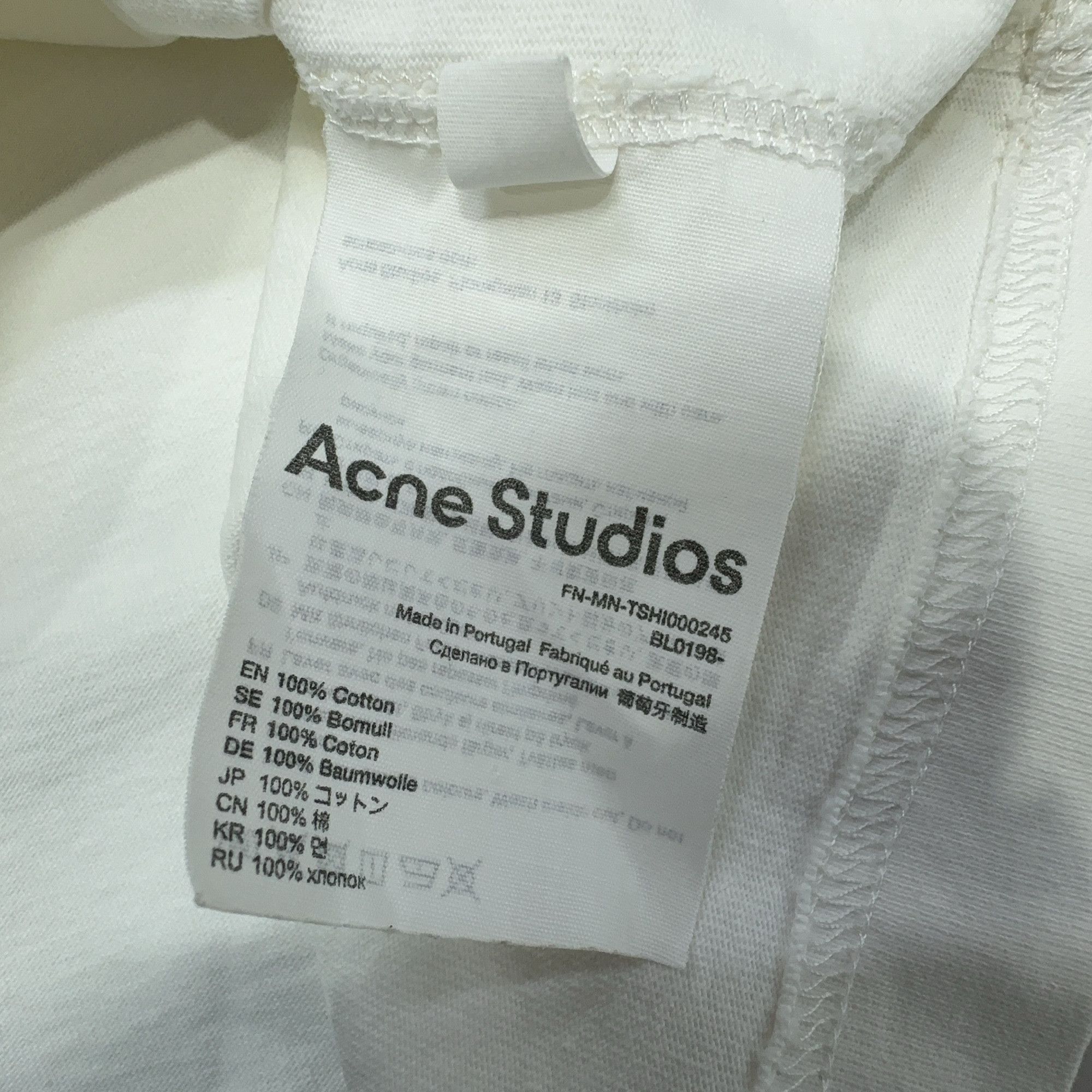 Acne Studios Acne Studios FW21 Logo T-Shirt US L Size US L / EU 52-54 / 3 - 5 Thumbnail