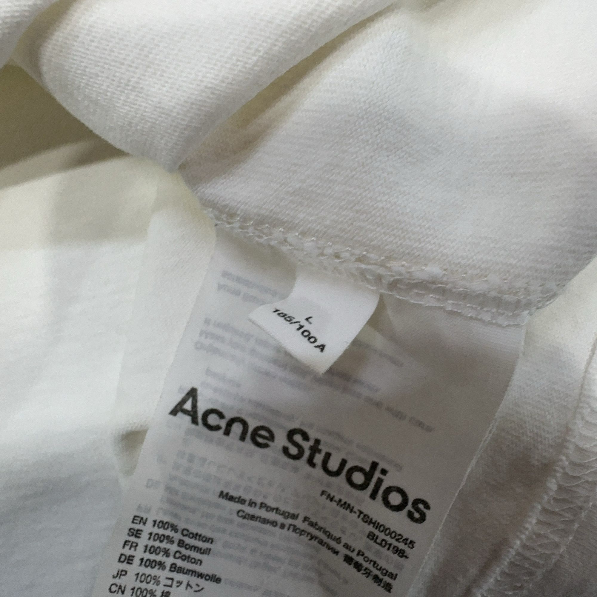 Acne Studios Acne Studios FW21 Logo T-Shirt US L Size US L / EU 52-54 / 3 - 6 Thumbnail