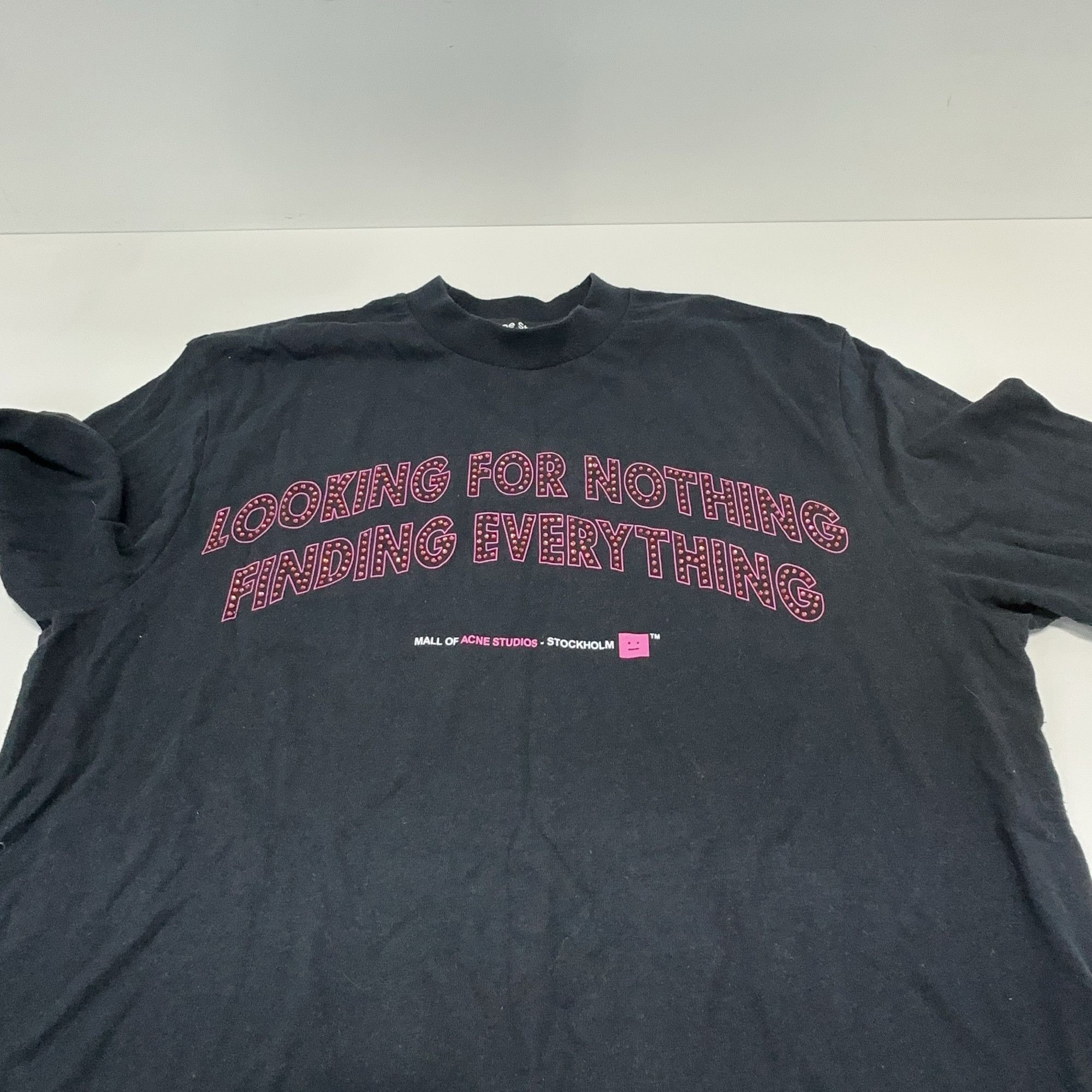 Acne Studios Acne Studios Slogan Face Long Sleeve T-Shirt XXS Size US XXS / EU 40 - 7 Thumbnail