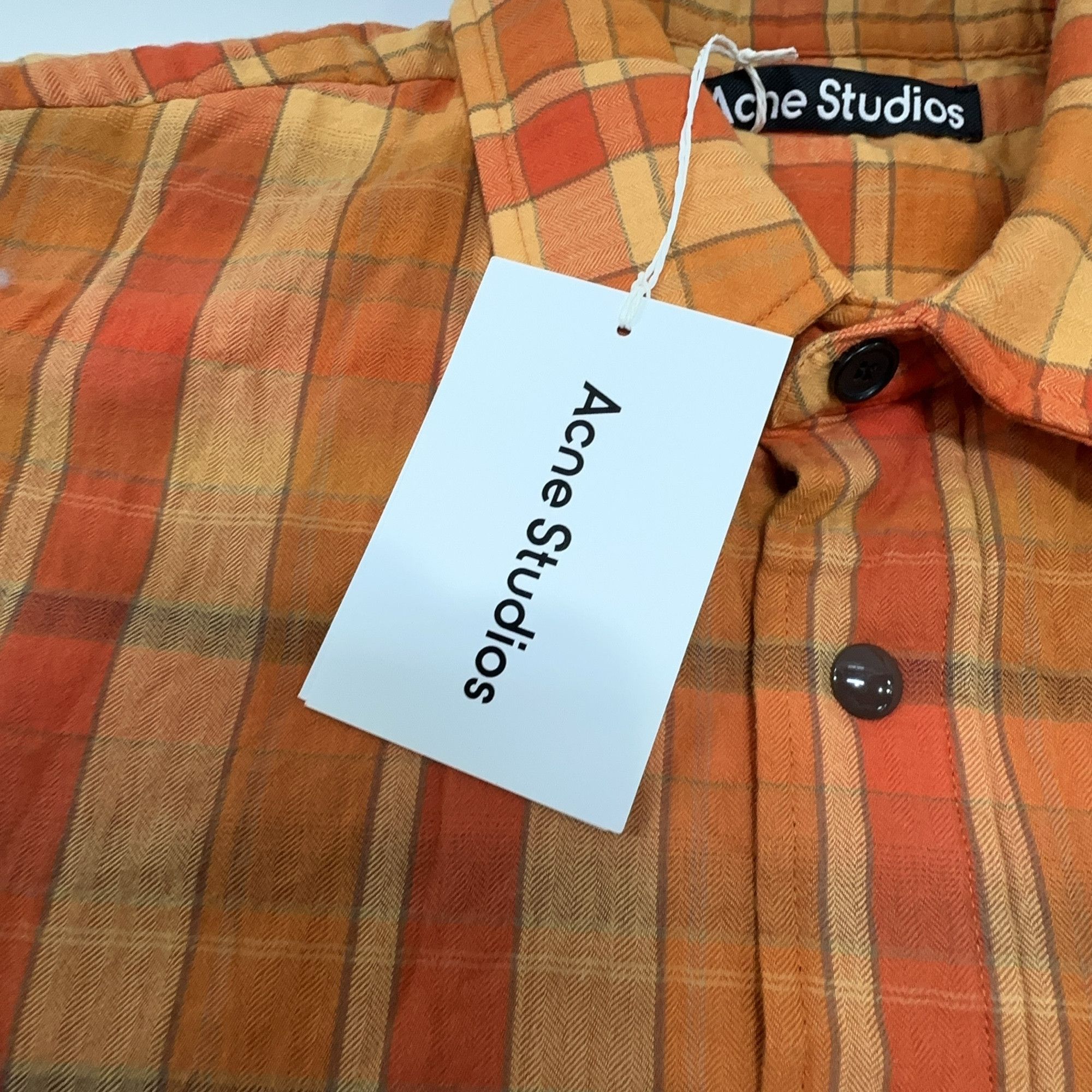 Acne Studios Acne Studios Plaid Padded Overshirt Size M Size US M / EU 48-50 / 2 - 5 Thumbnail
