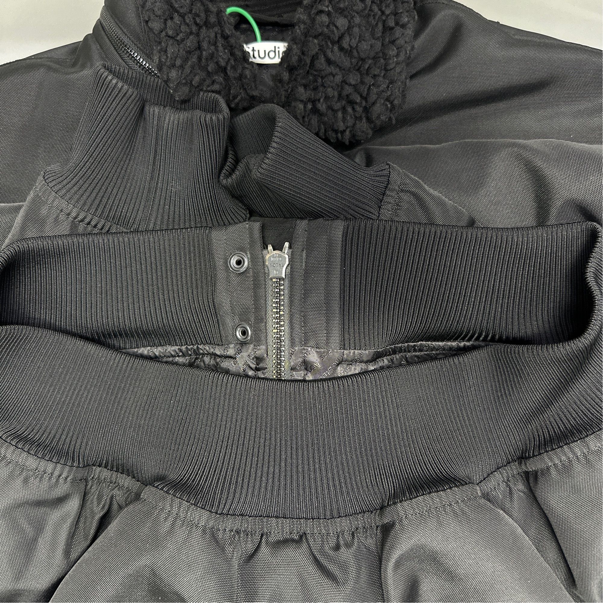 Acne Studios Acne Studios Black Fleece Collar Bomber Jacket M/L Size US L / EU 52-54 / 3 - 9 Thumbnail