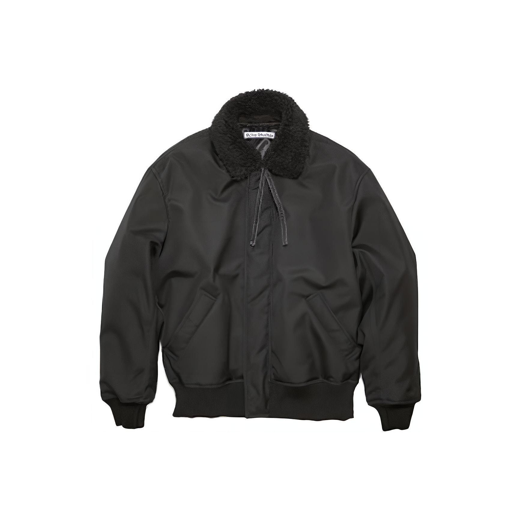 Acne Studios Acne Studios Black Fleece Collar Bomber Jacket M/L Size US L / EU 52-54 / 3 - 2 Thumbnail
