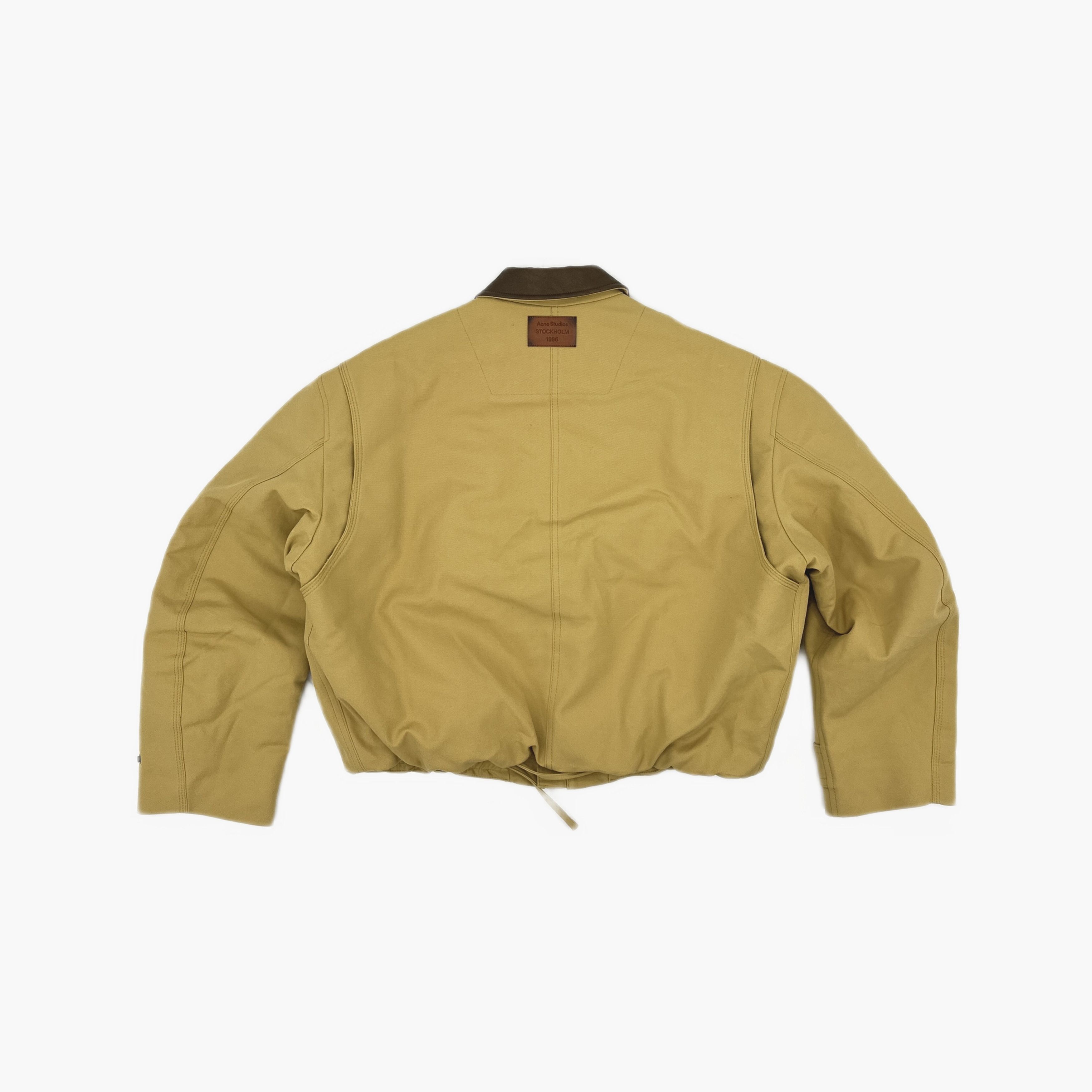 Acne Studios Acne Studios Leather Trim Twill Jacket EU 44 Size US S / EU 44-46 / 1 - 3 Thumbnail