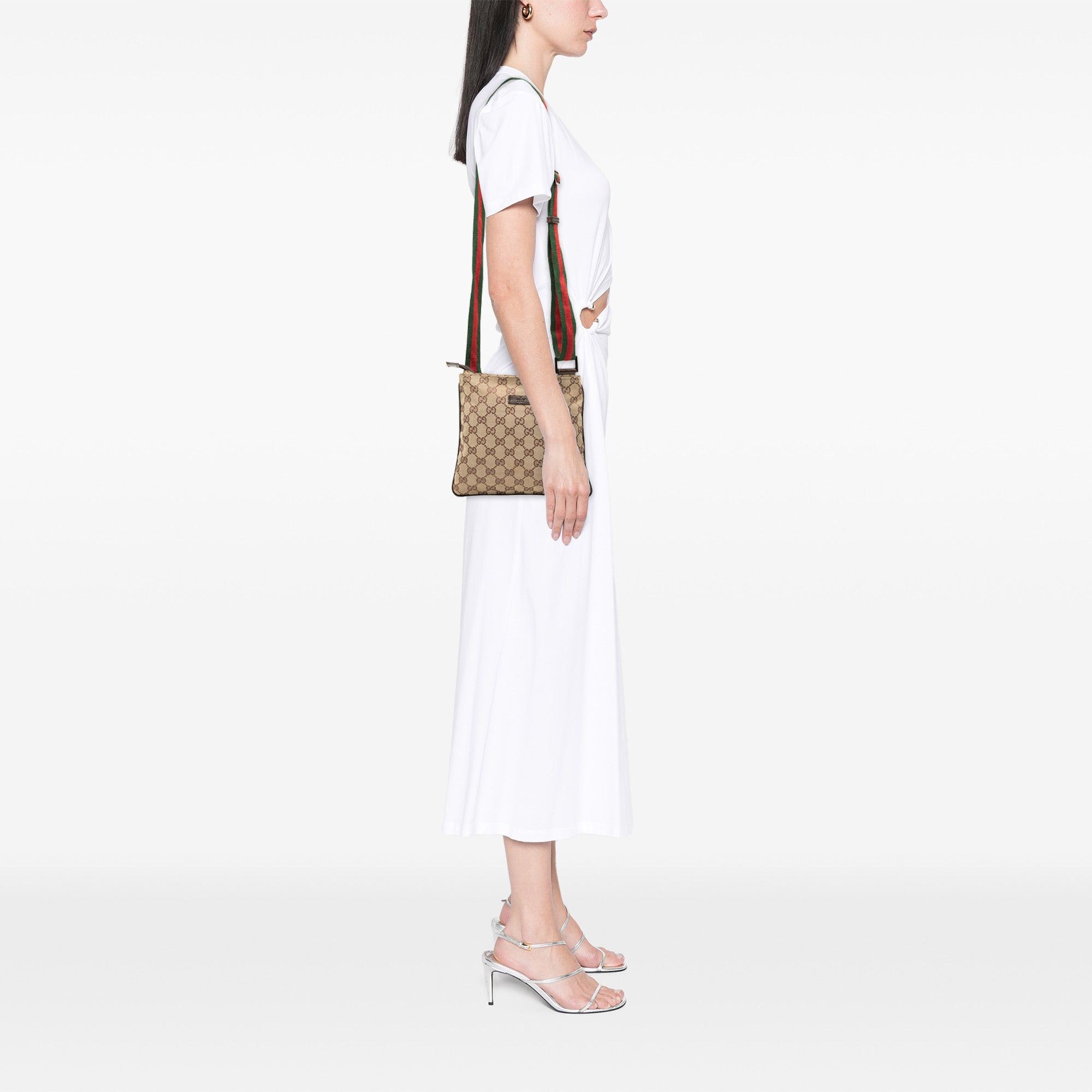 Gucci GG Canvas Web Crossbody Size ONE SIZE - 7 Thumbnail