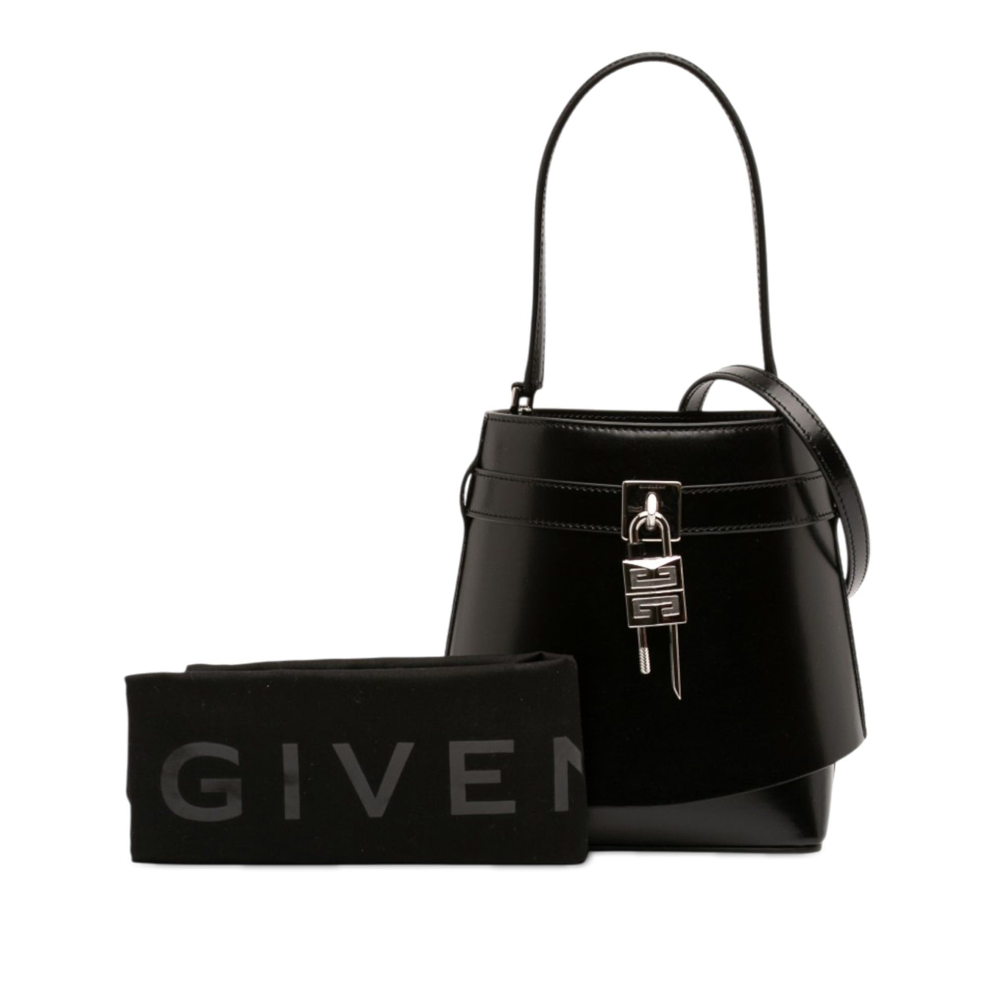Givenchy Micro Leather GV Shark Lock Bucket Bag Size ONE SIZE - 8 Thumbnail