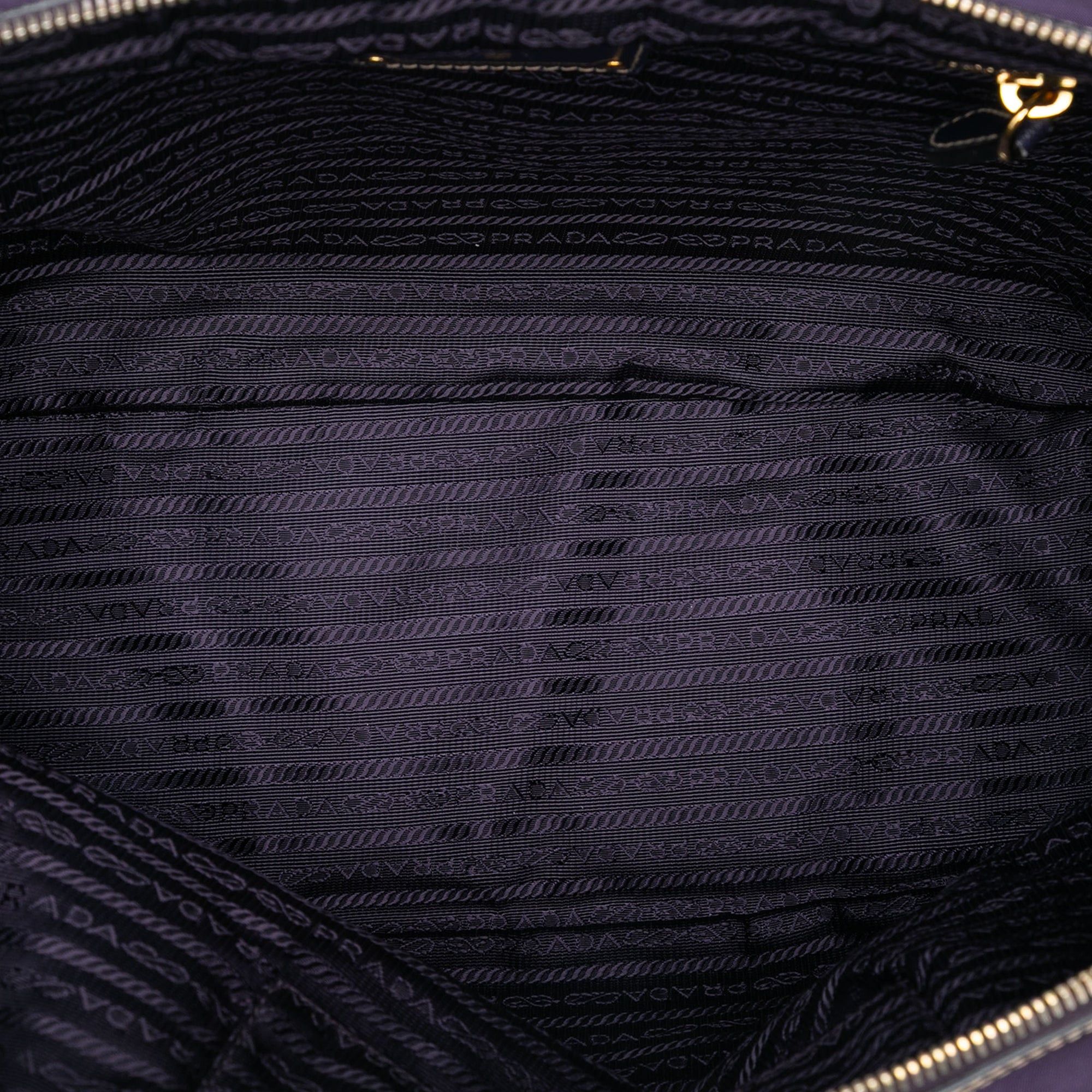 Prada Saffiano Trimmed Tessuto Satchel Size ONE SIZE - 4 Thumbnail