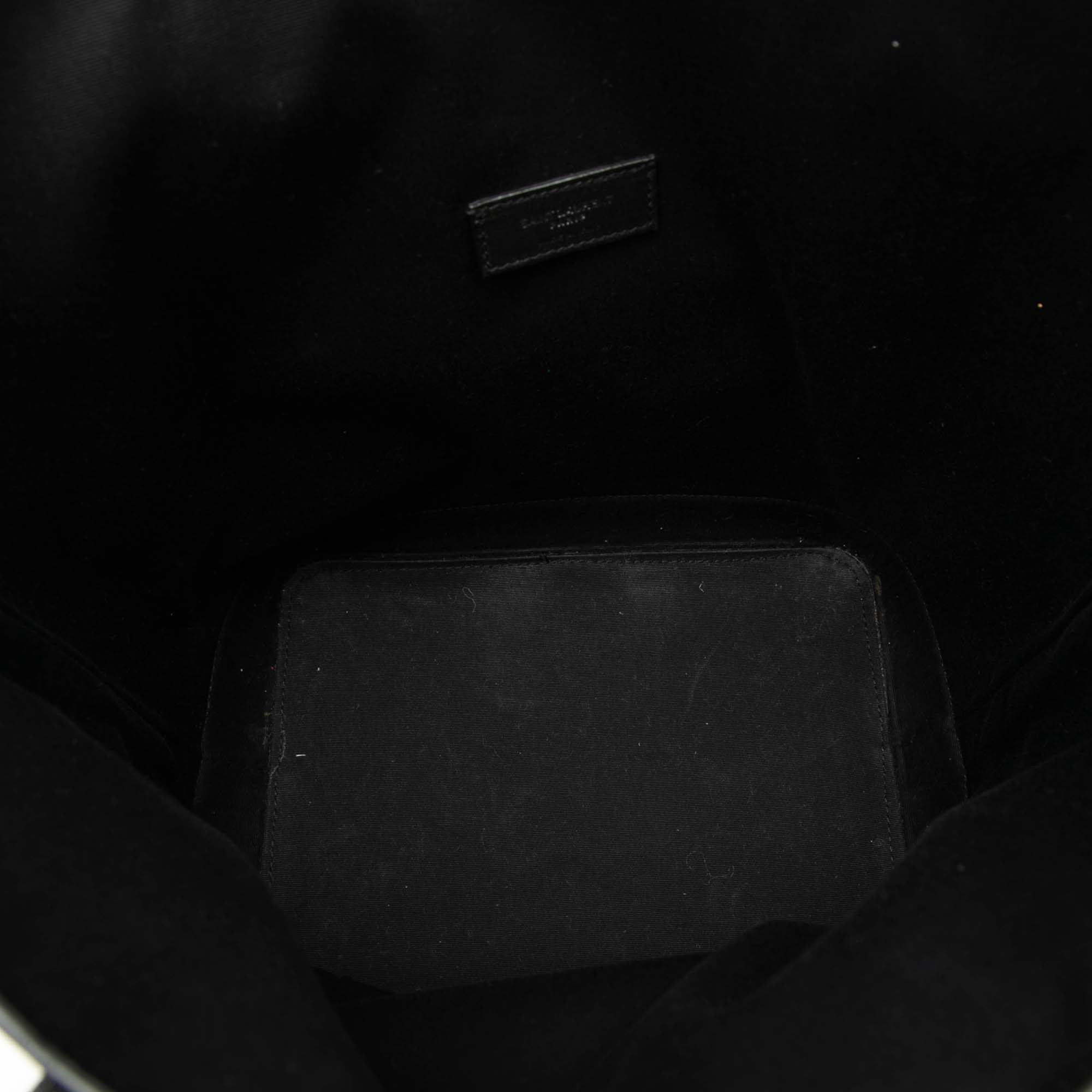 Saint Laurent Paris Raffia Teddy Shopping Tote Size ONE SIZE - 4 Thumbnail