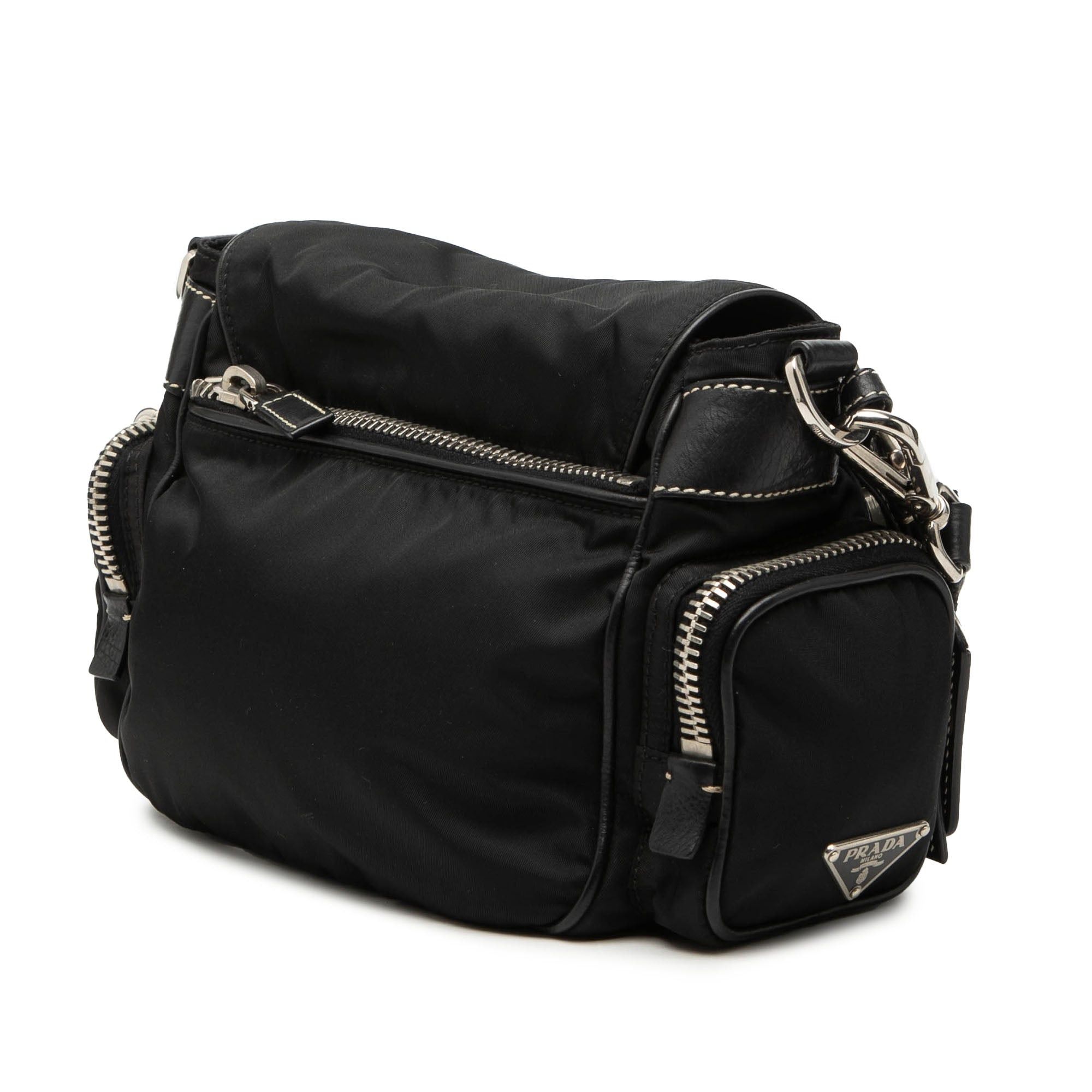 Prada Tessuto Buckle Messenger Bag Size ONE SIZE - 2 Thumbnail
