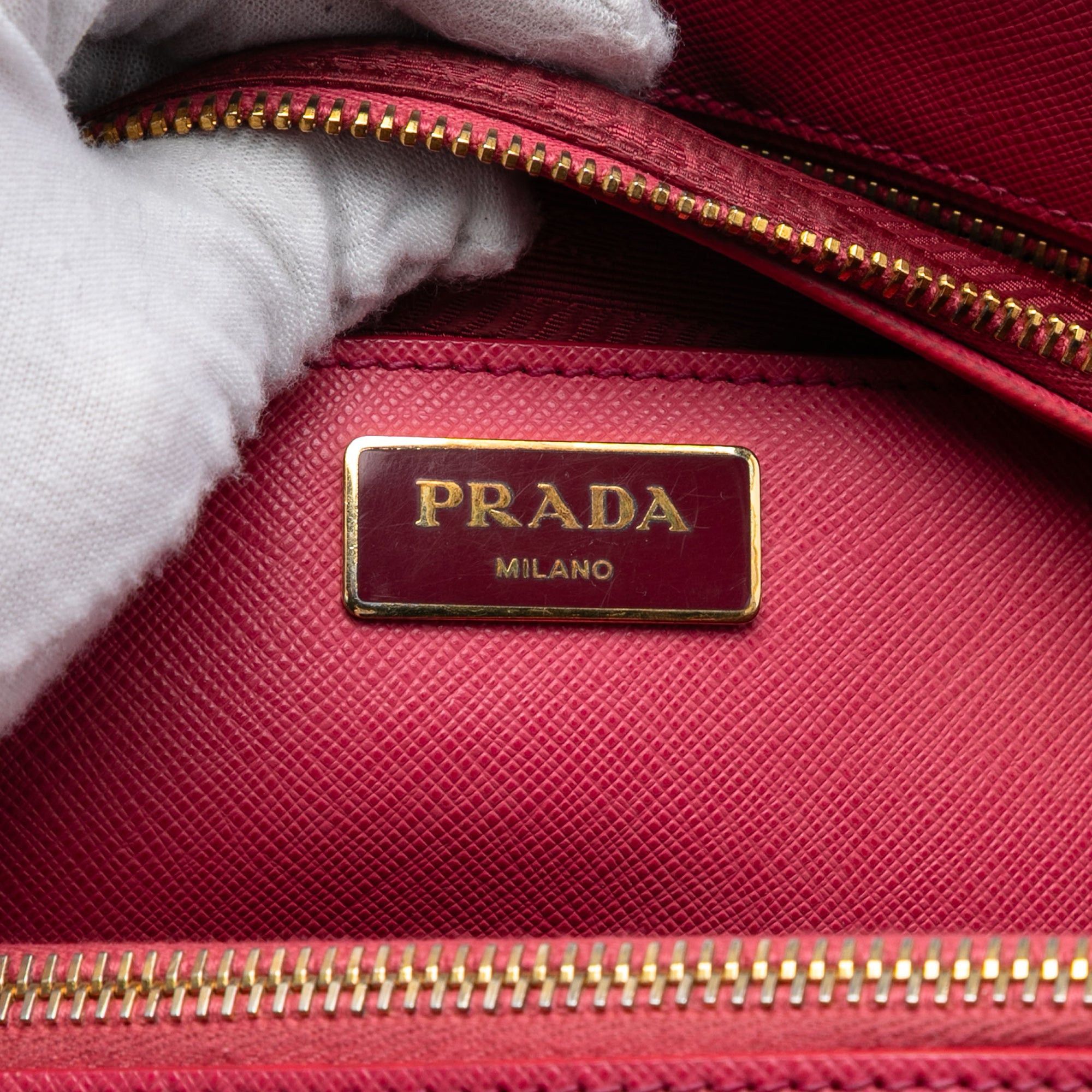 Prada Large Saffiano Lux Galleria Double Zip Satchel Size ONE SIZE - 5 Thumbnail
