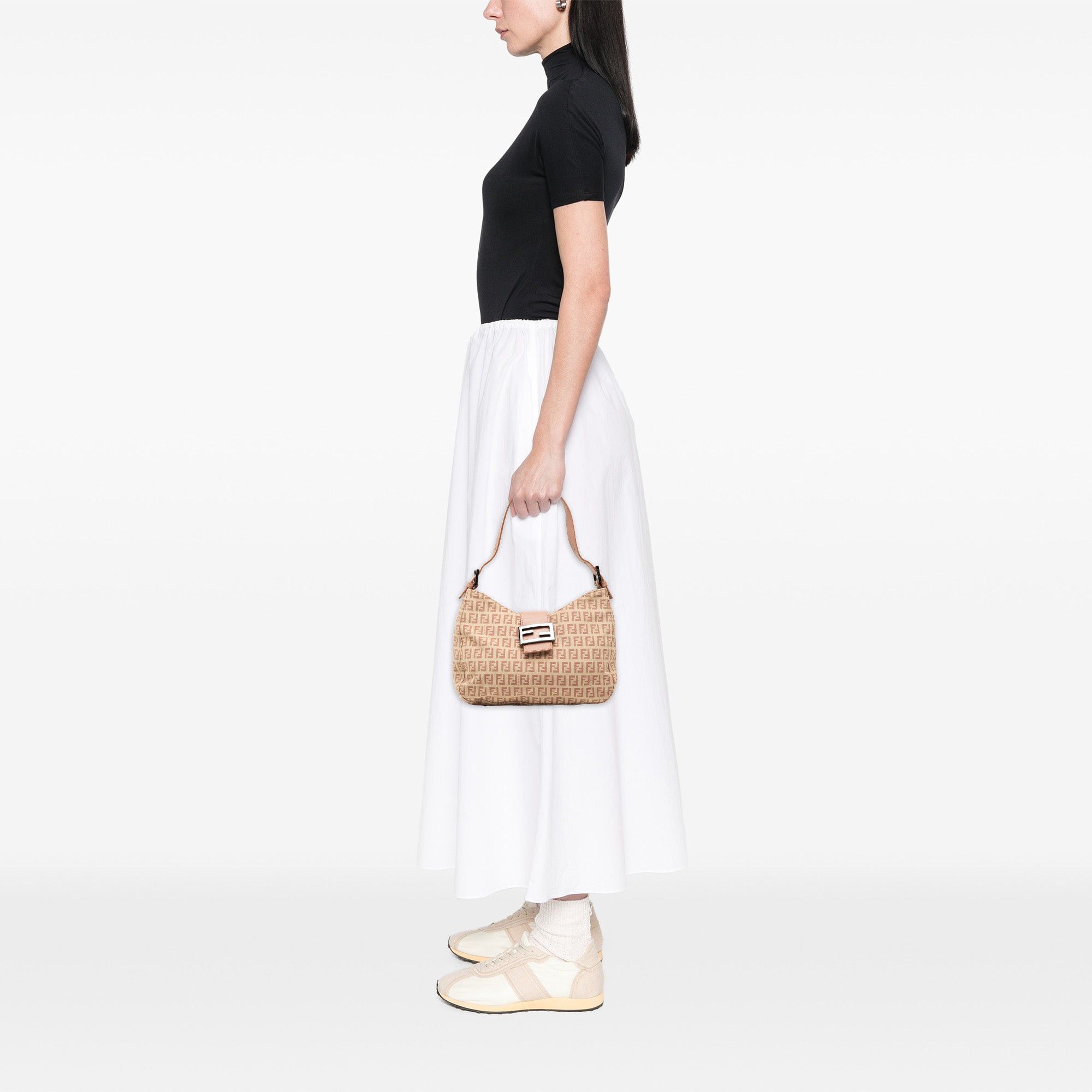 Fendi Zucchino Canvas Shoulder Bag Size ONE SIZE - 8 Thumbnail