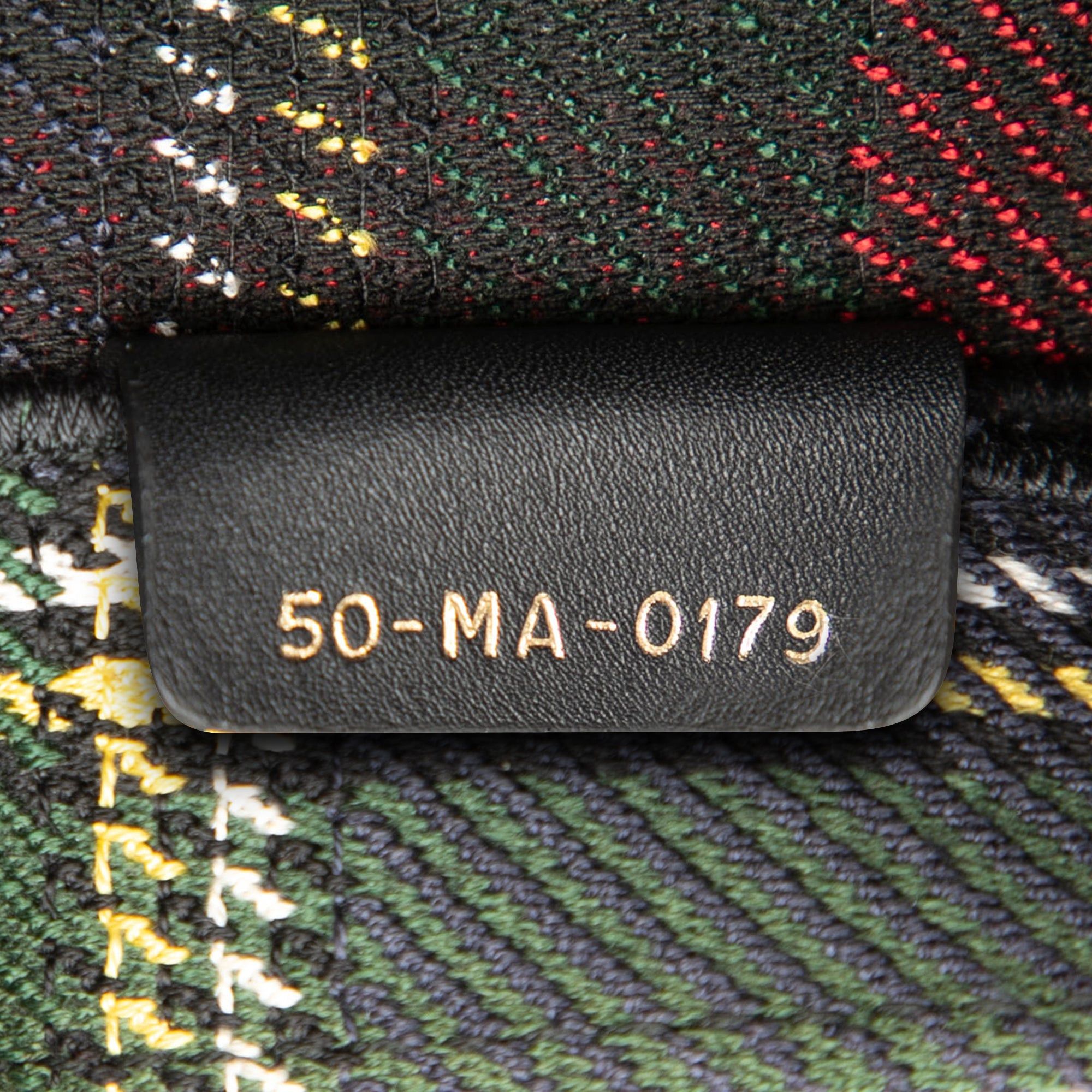 Dior Large Embroidered Canvas Tartan Check Book Tote Size ONE SIZE - 6 Thumbnail
