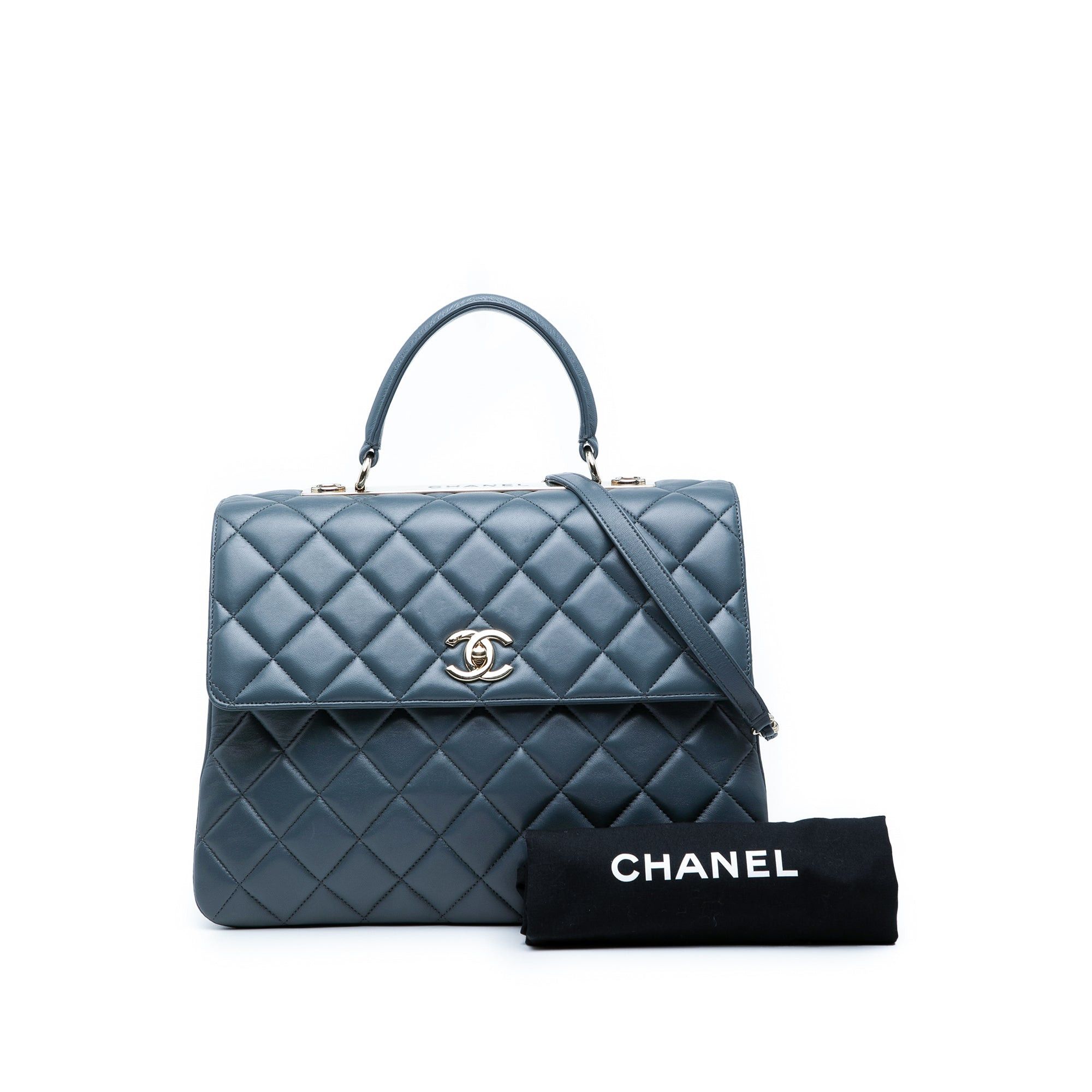 Chanel Large Lambskin Trendy CC Top Handle Flap Size ONE SIZE - 8 Thumbnail