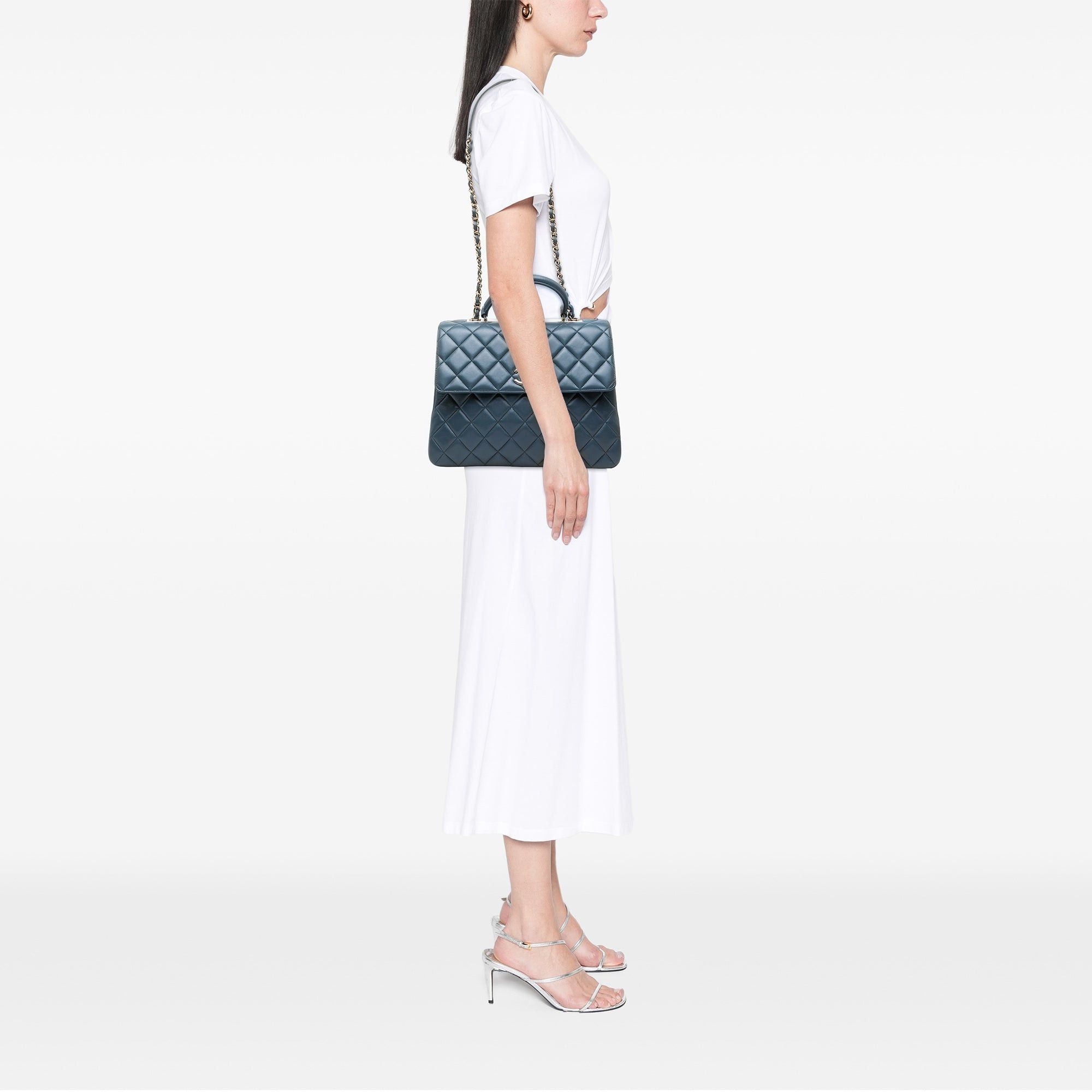 Chanel Large Lambskin Trendy CC Top Handle Flap Size ONE SIZE - 7 Thumbnail