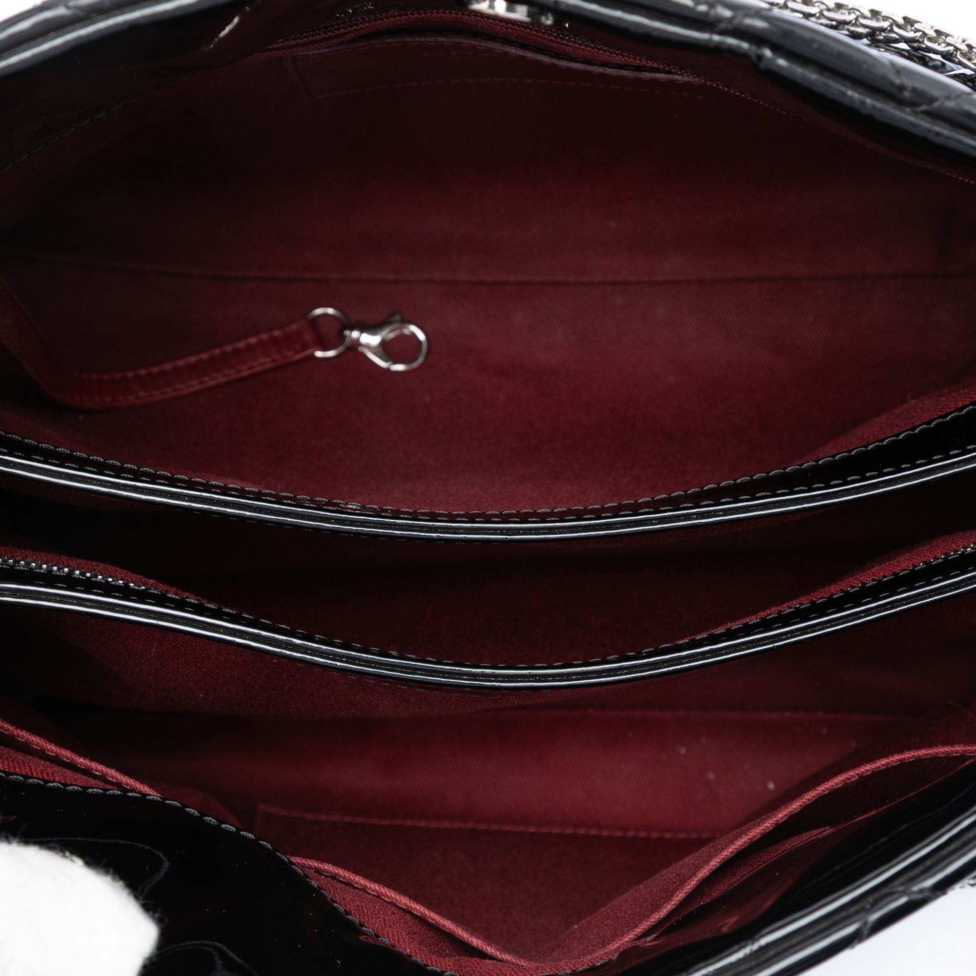 Chanel Large Quilted Patent Just Mademoiselle Bowling Bag Size ONE SIZE - 4 Thumbnail