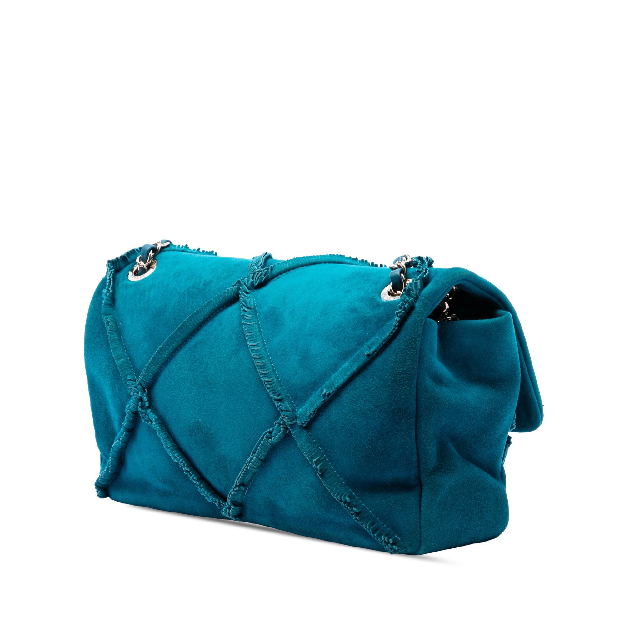 Chanel Suede Goatskin Diamond Fringe Flap Size ONE SIZE - 2 Thumbnail