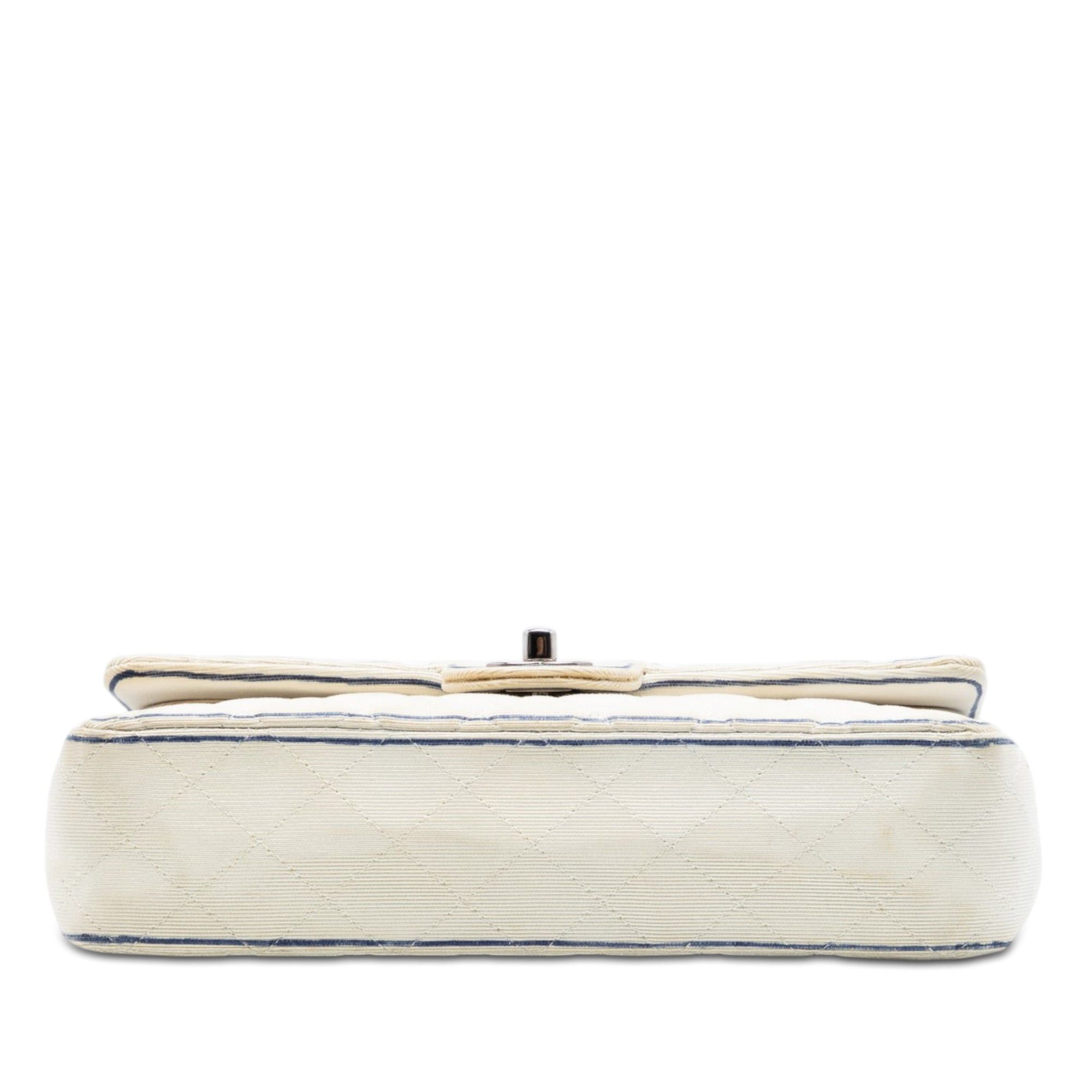 Chanel Medium Classic Printed Grosgrain Double Flap Size ONE SIZE - 3 Thumbnail
