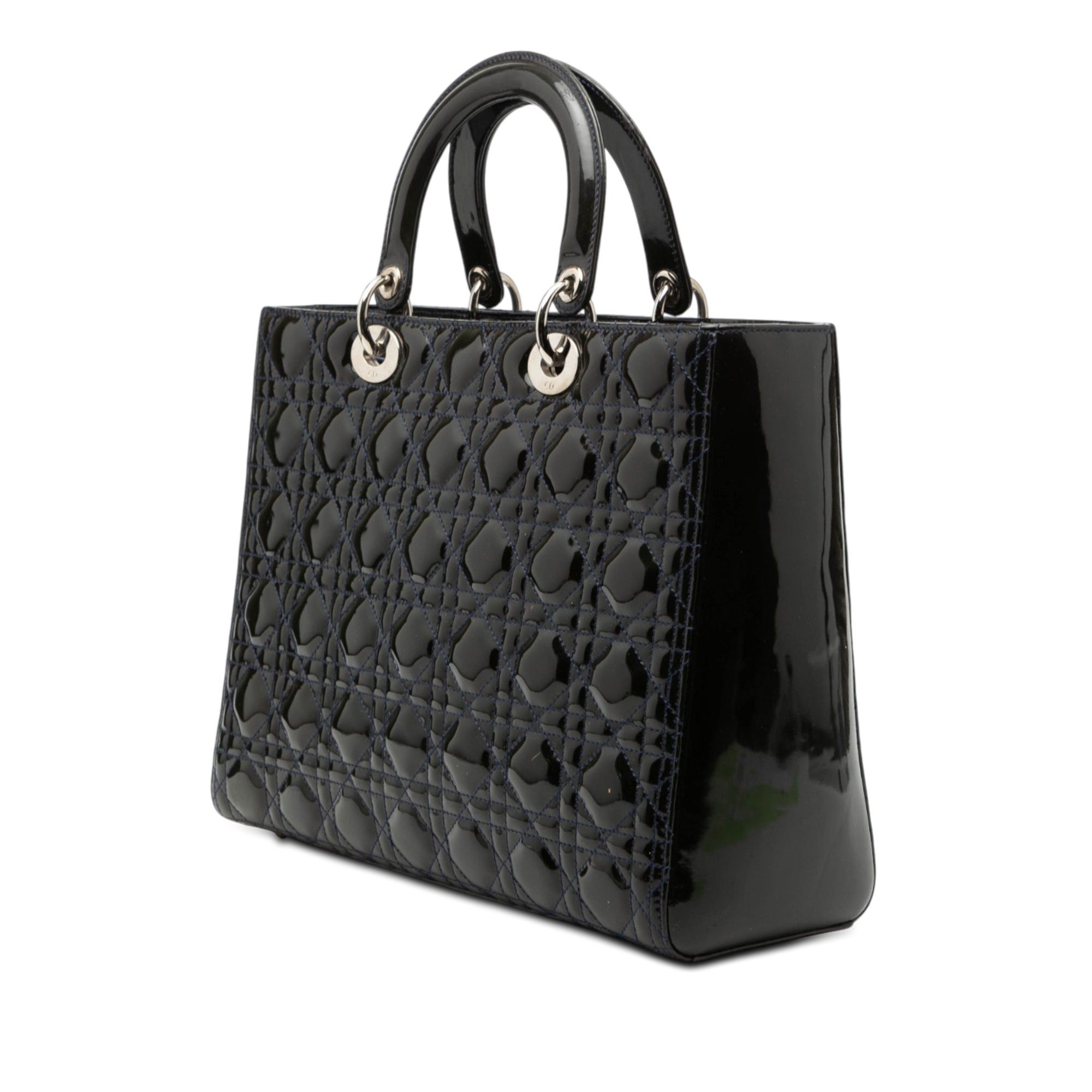 Dior Large Patent Cannage Lady Dior Size ONE SIZE - 2 Thumbnail