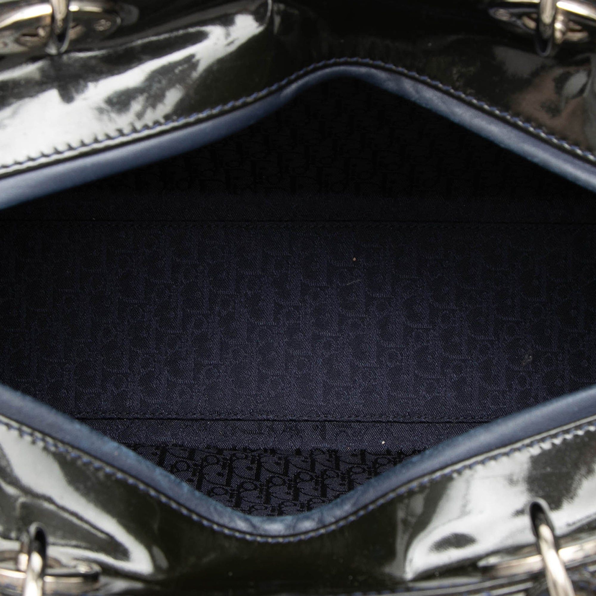 Dior Large Patent Cannage Lady Dior Size ONE SIZE - 4 Thumbnail