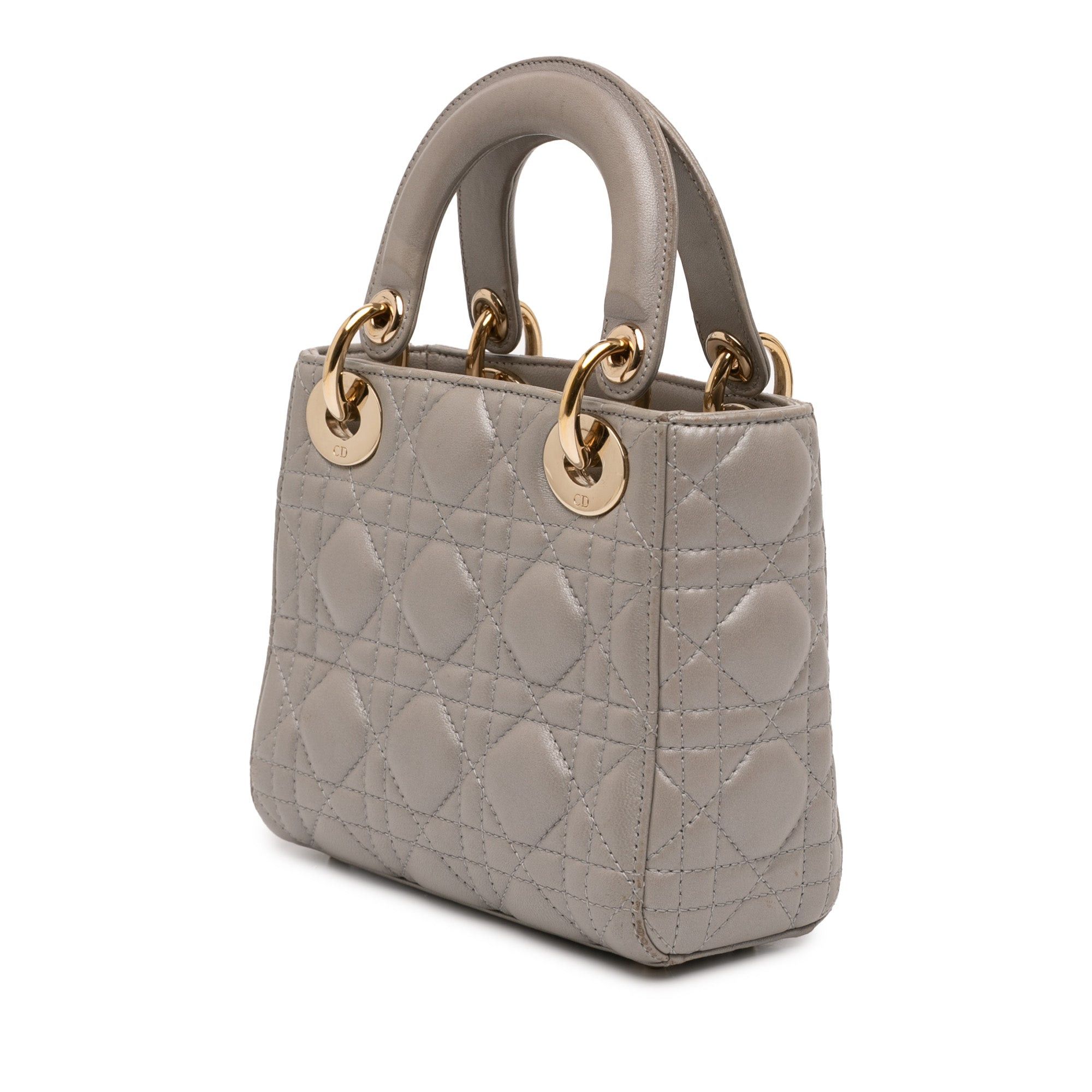 Dior Mini Lambskin Cannage Lady Dior Size ONE SIZE - 2 Thumbnail