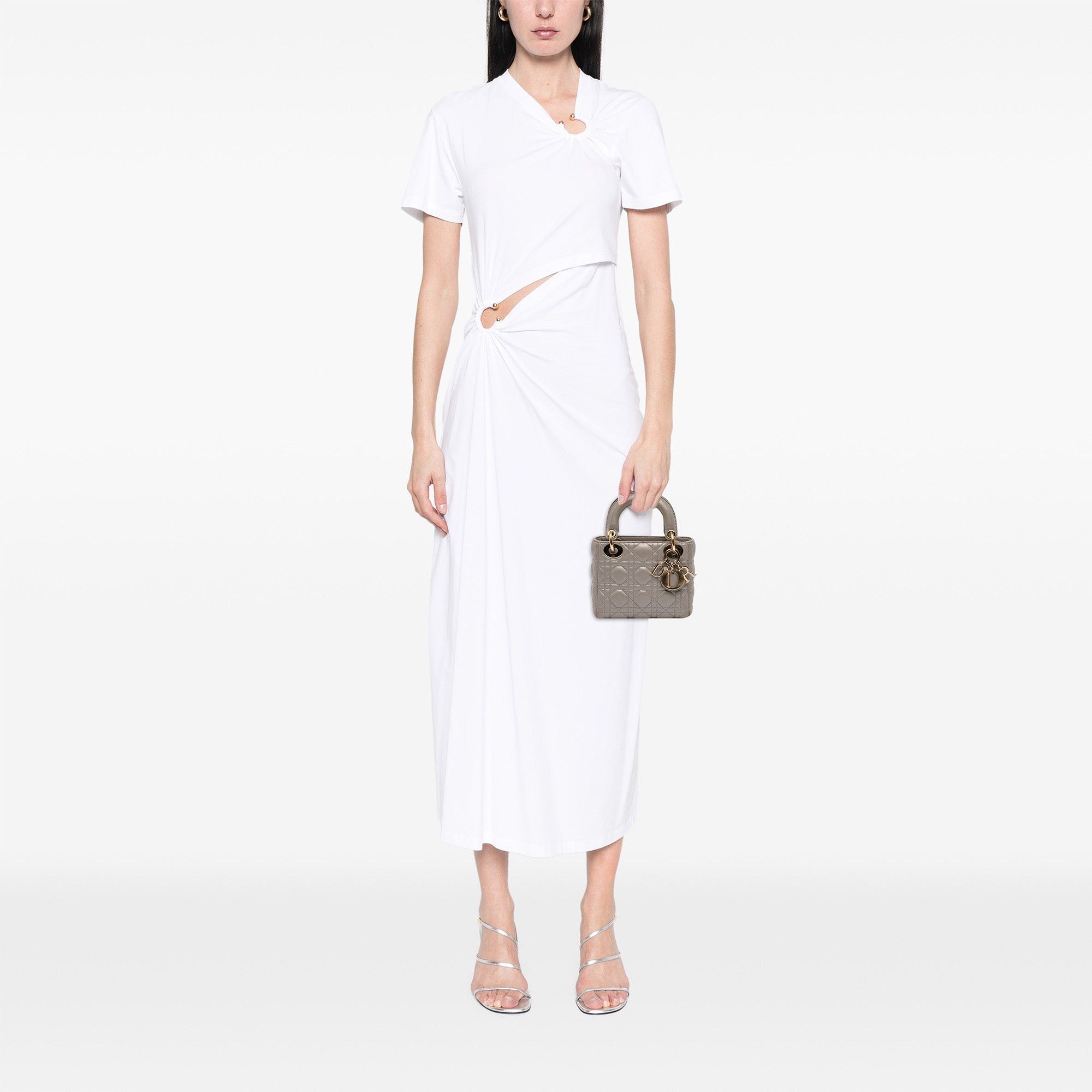 Dior Mini Lambskin Cannage Lady Dior Size ONE SIZE - 7 Thumbnail