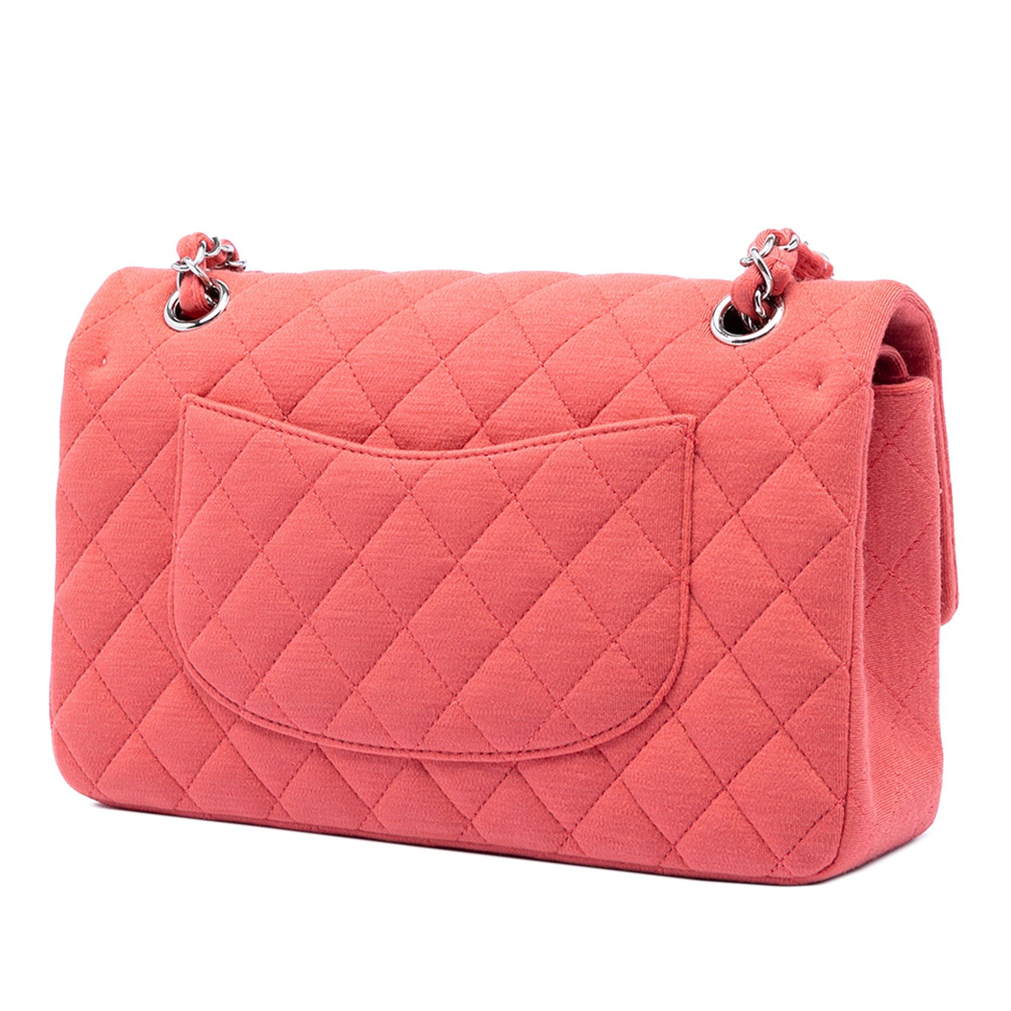 Chanel Medium Classic Jersey Double Flap Size ONE SIZE - 2 Thumbnail