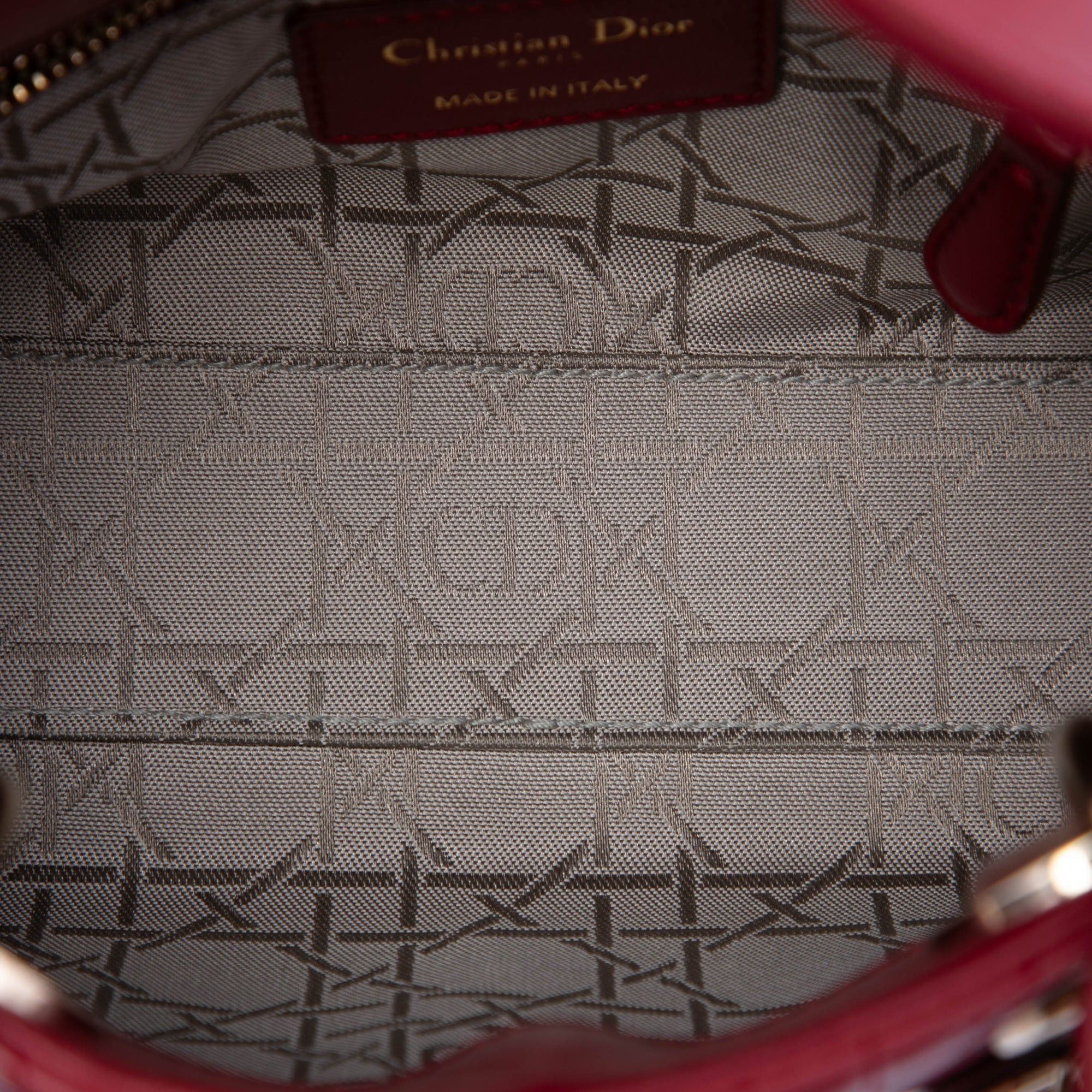 Dior Mini Lambskin Cannage Lady Dior Size ONE SIZE - 4 Thumbnail
