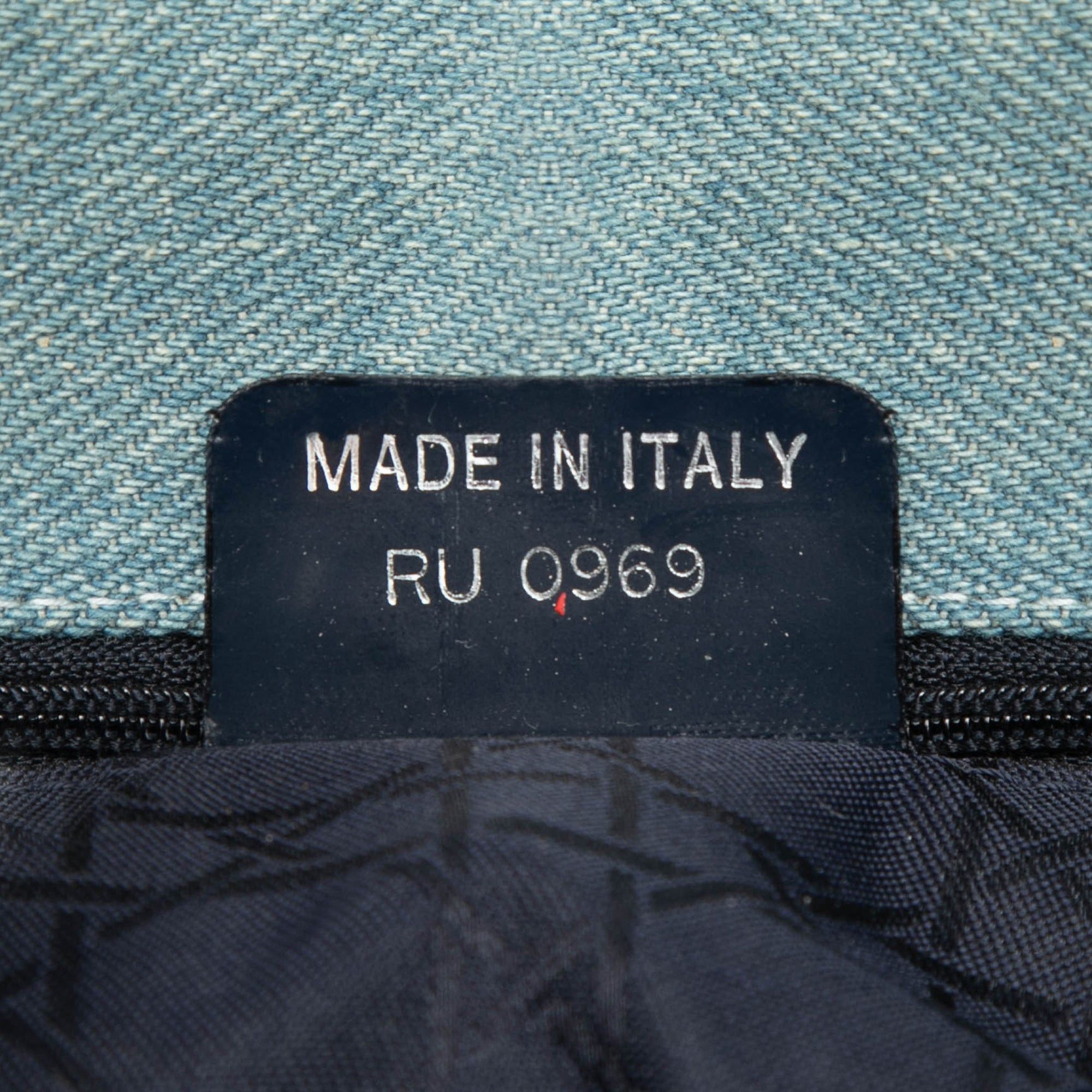 Dior Large Denim Cannage Acrylic Handles Lady Dior Size ONE SIZE - 6 Thumbnail
