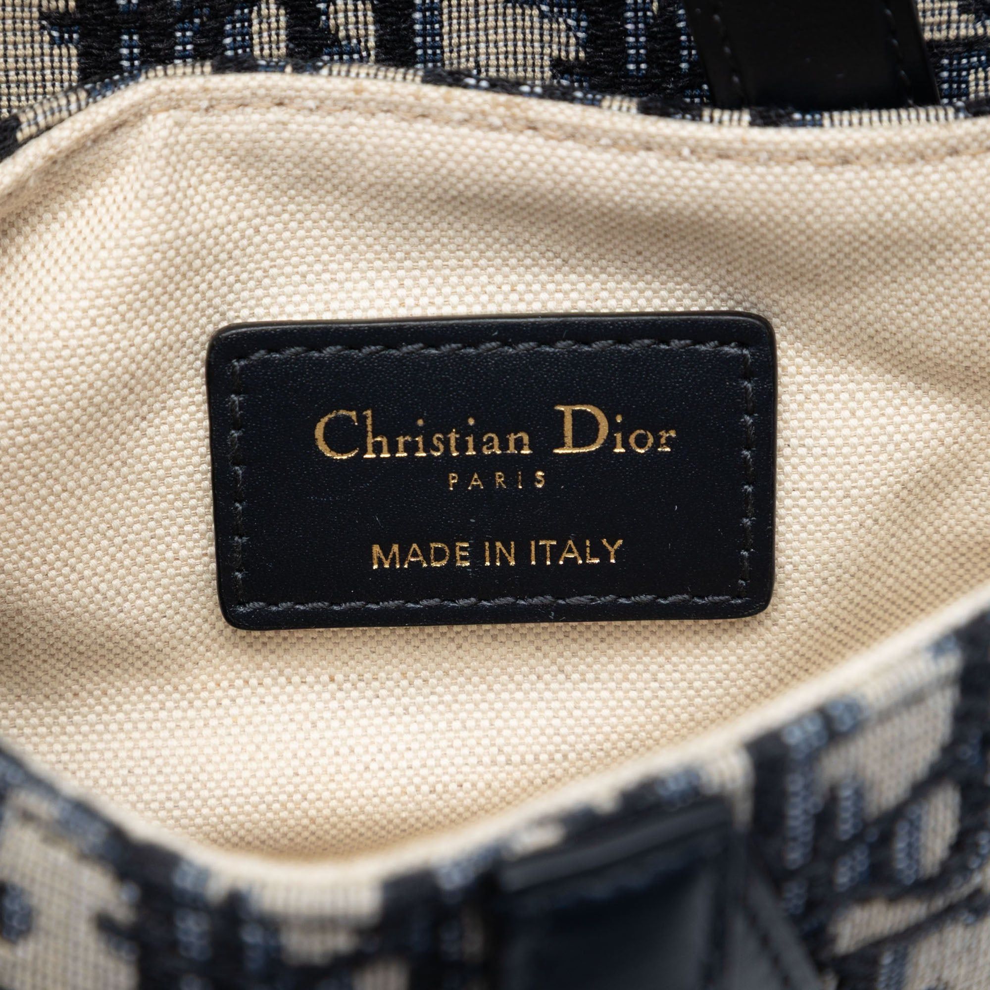 Dior Mini Oblique Canvas Saddle Bag Size ONE SIZE - 5 Thumbnail