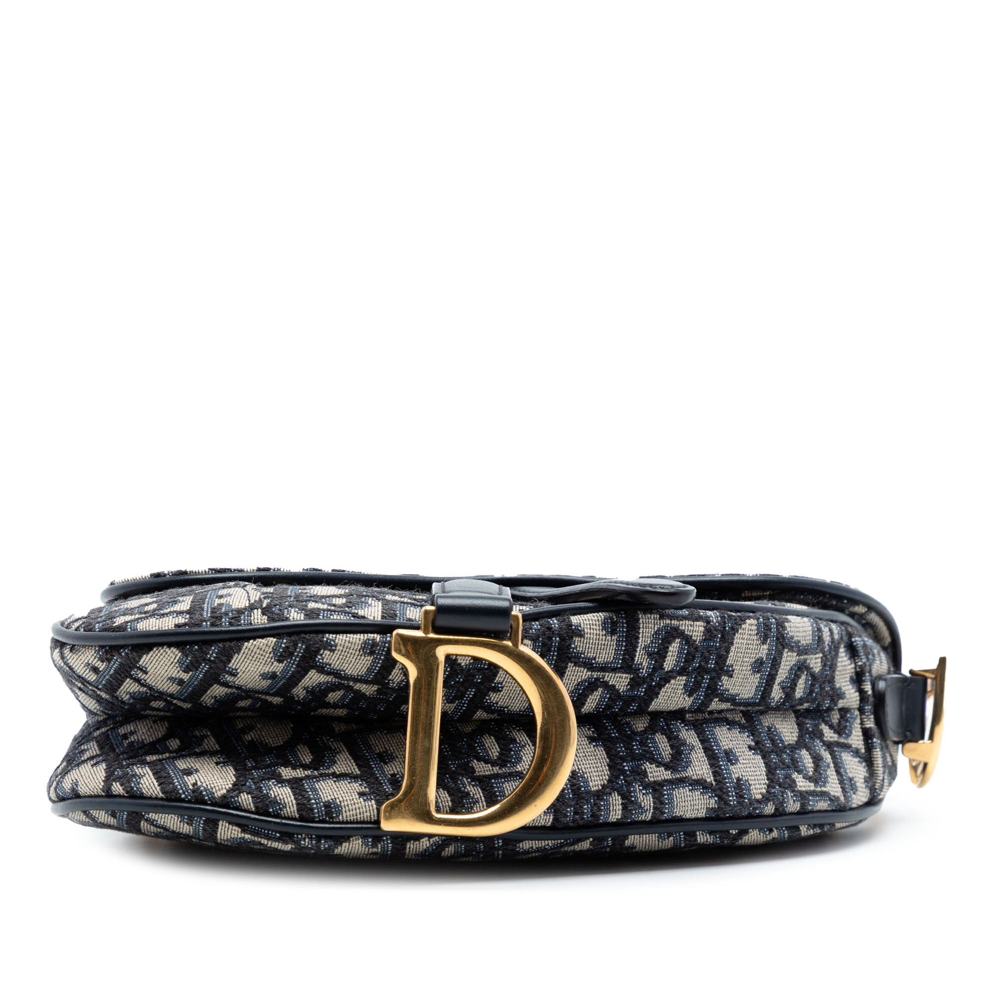 Dior Mini Oblique Canvas Saddle Bag Size ONE SIZE - 3 Thumbnail