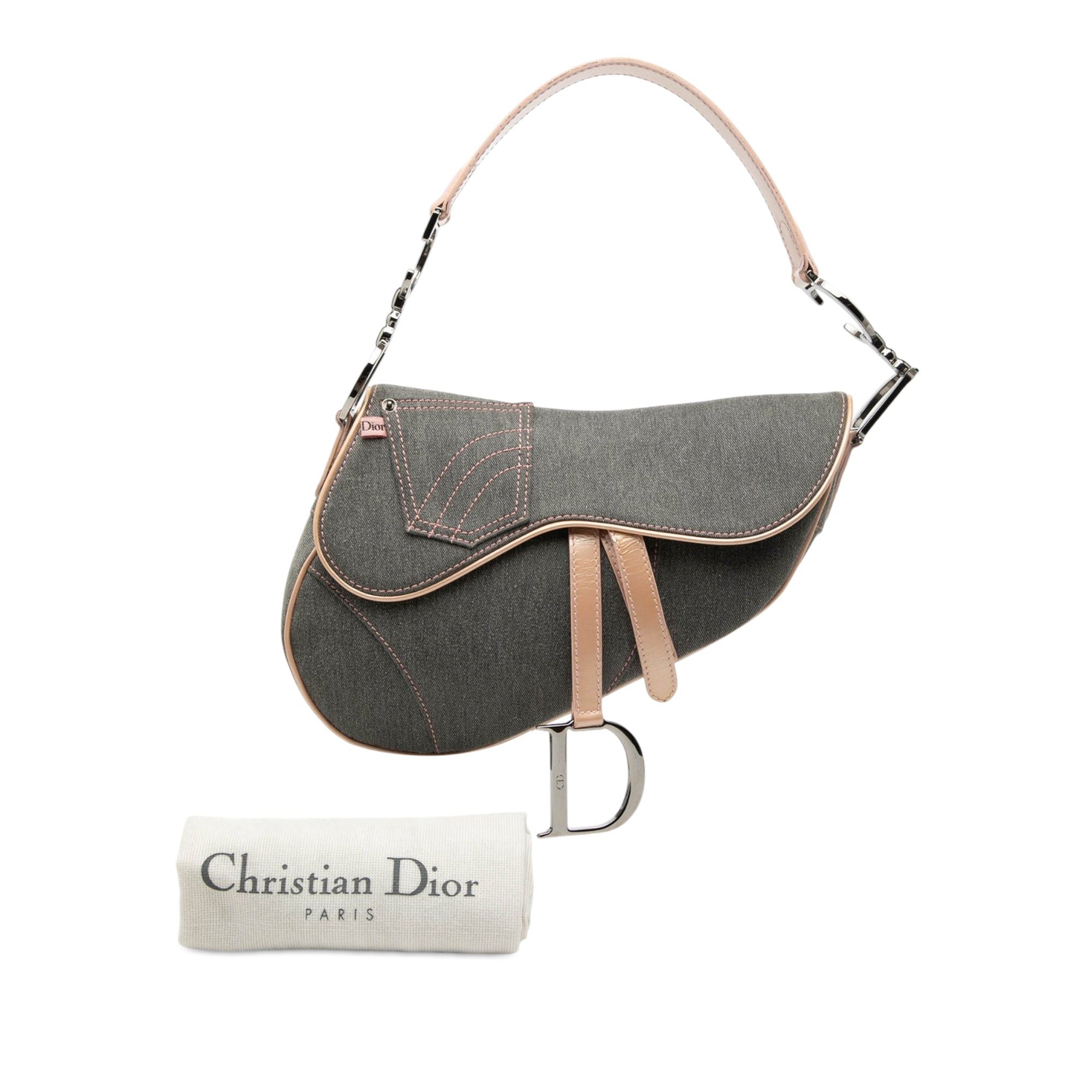 Dior Denim Jean Pocket Saddle Bag Size ONE SIZE - 8 Thumbnail