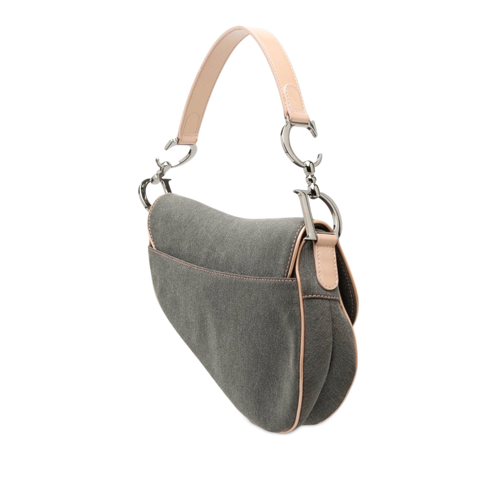 Dior Denim Jean Pocket Saddle Bag Size ONE SIZE - 2 Thumbnail