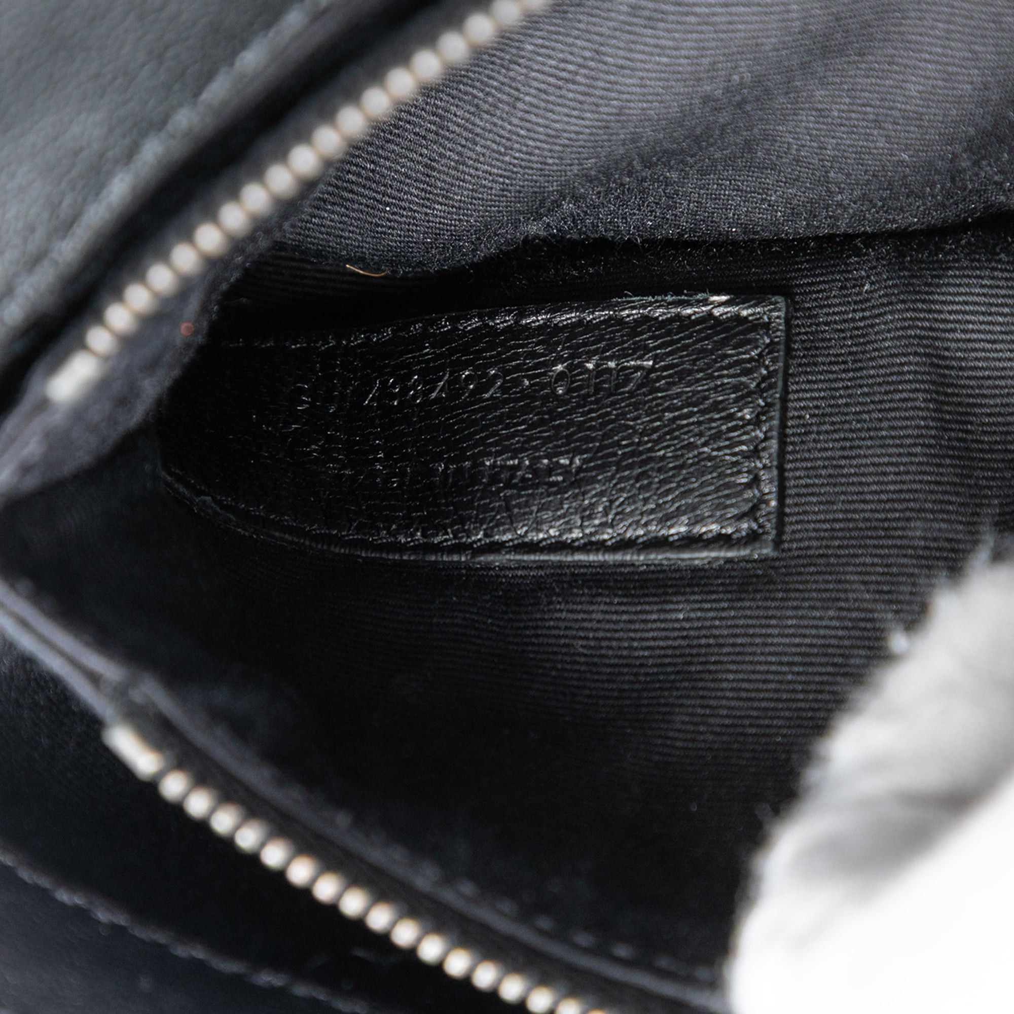 Saint Laurent Paris Mini Chevron Sheepskin Monogram College Satchel Size ONE SIZE - 6 Thumbnail