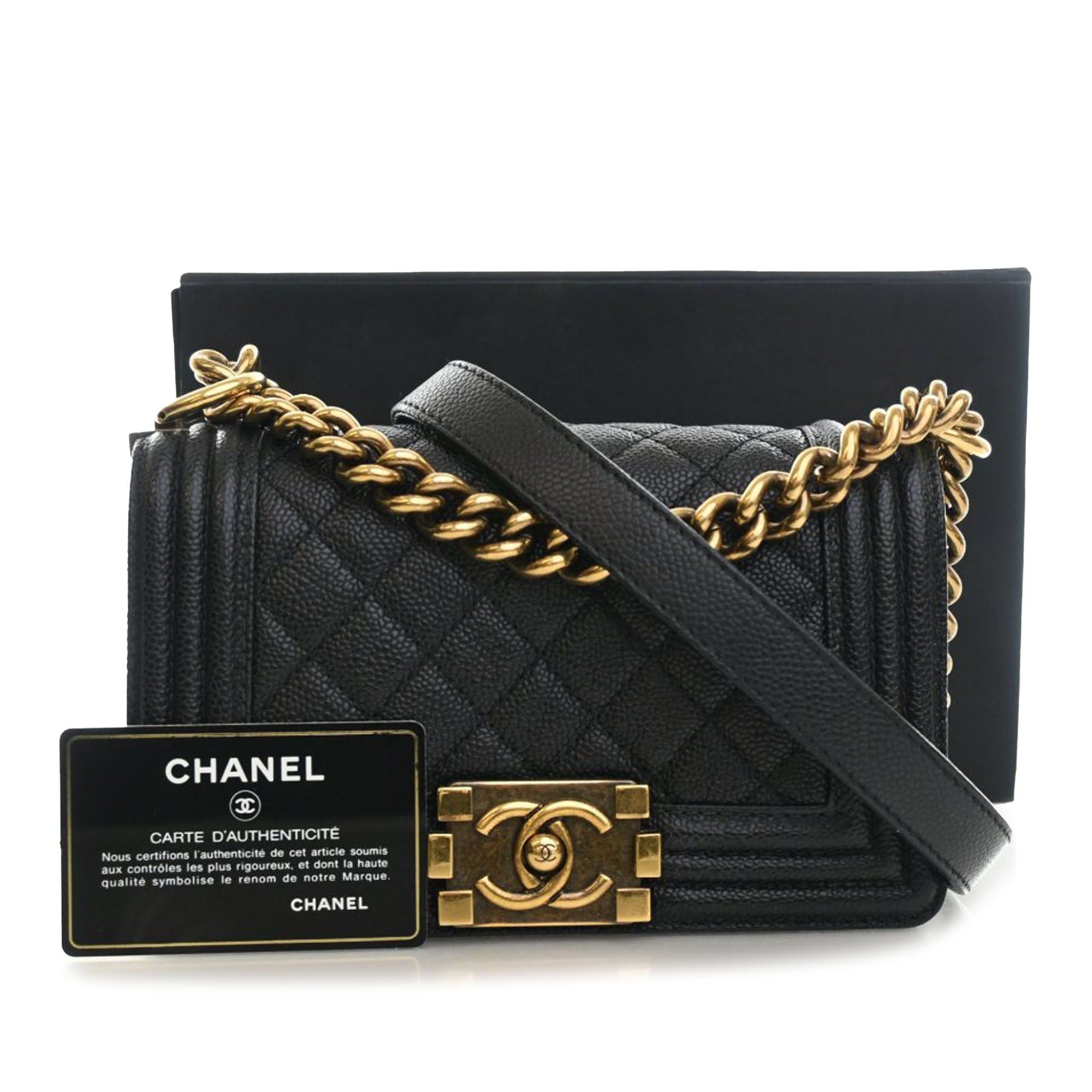 Chanel Small Quilted Caviar Boy Flap Size ONE SIZE - 15 Thumbnail
