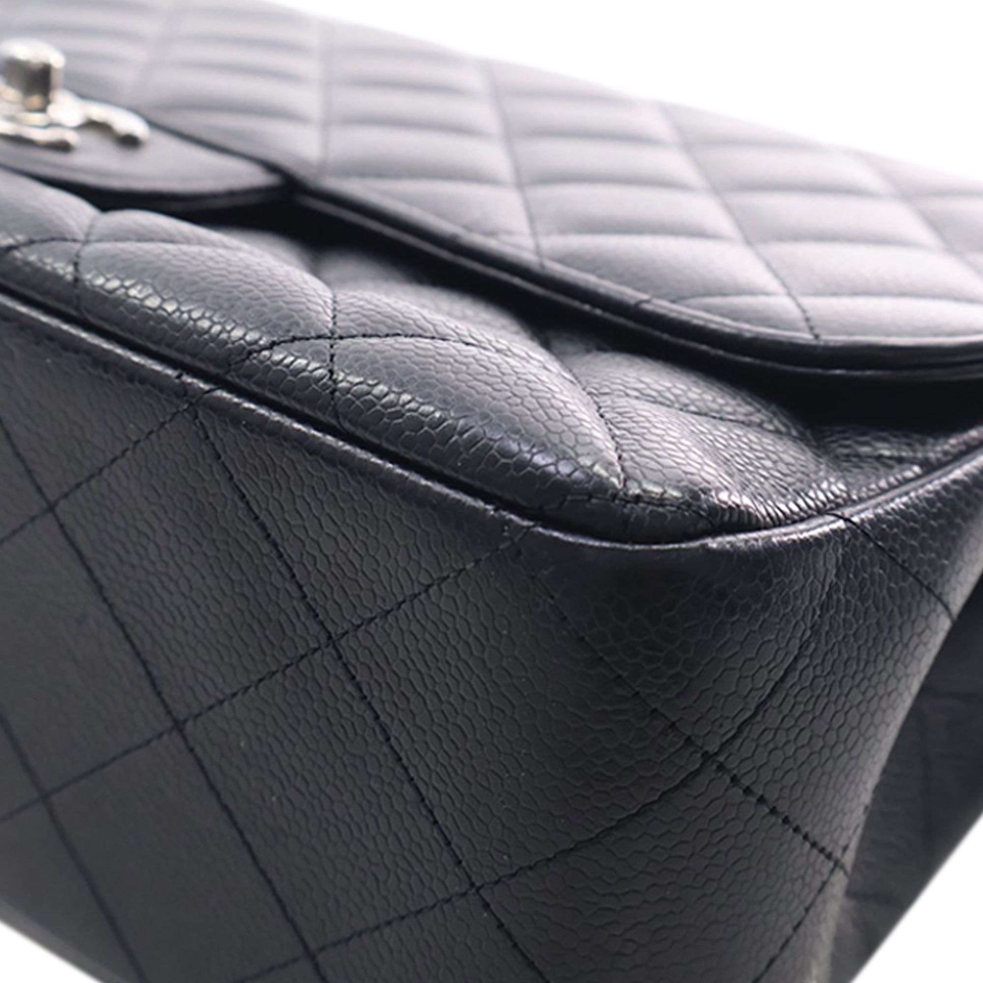 Chanel Jumbo Classic Caviar Single Flap Size ONE SIZE - 10 Thumbnail