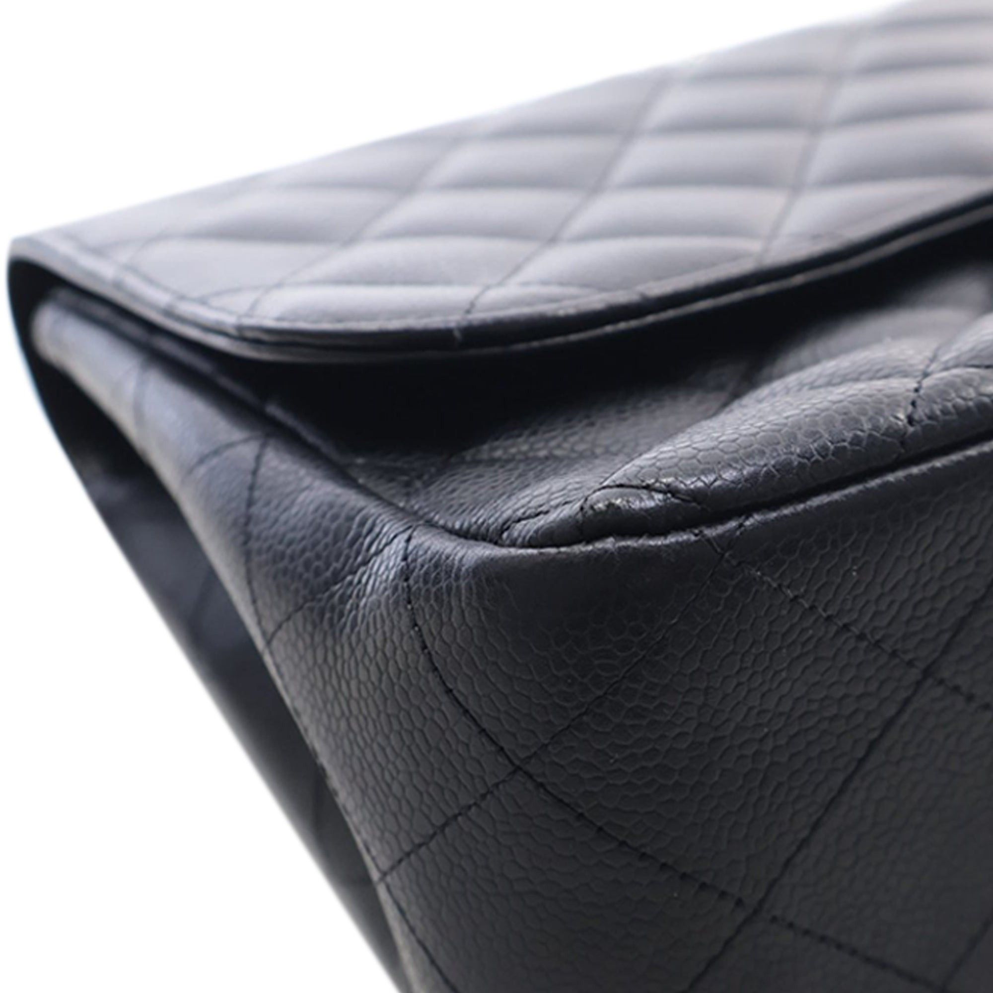 Chanel Jumbo Classic Caviar Single Flap Size ONE SIZE - 11 Thumbnail