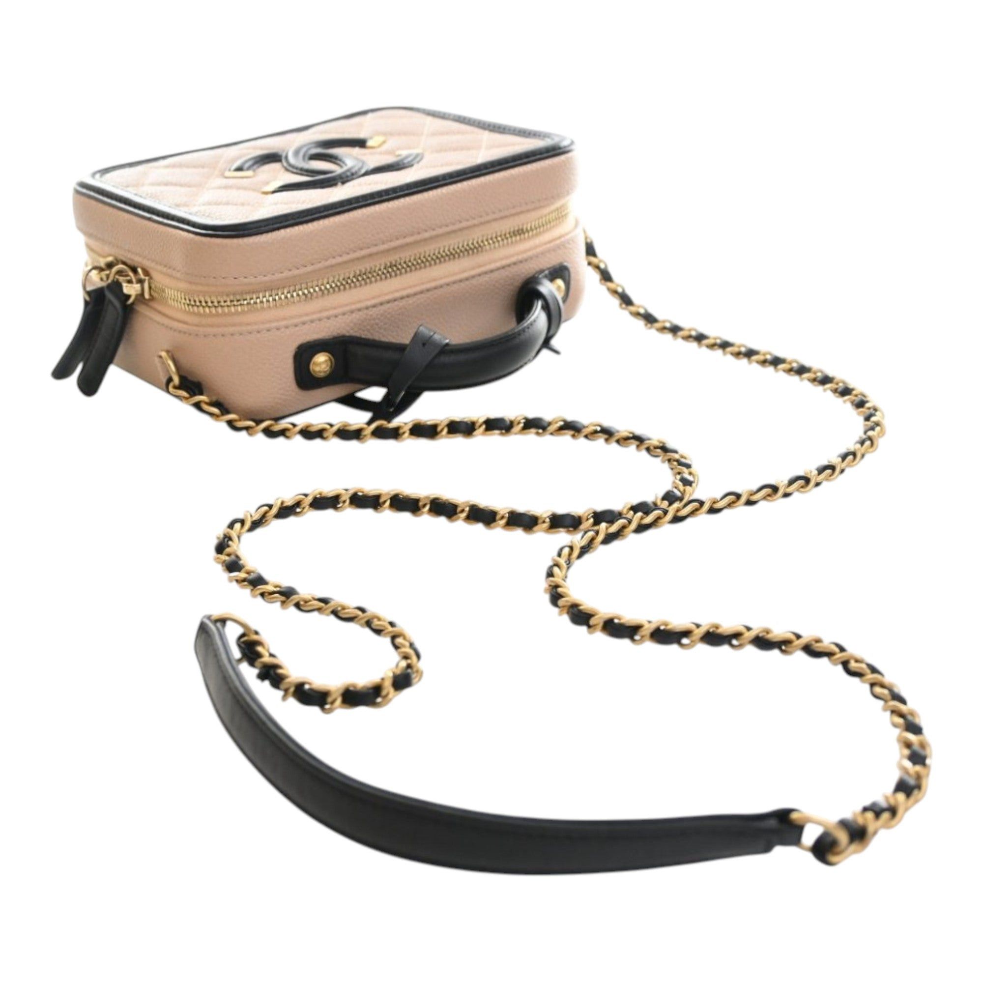 Chanel Small Caviar CC Filigree Vanity Case Size ONE SIZE - 14 Thumbnail