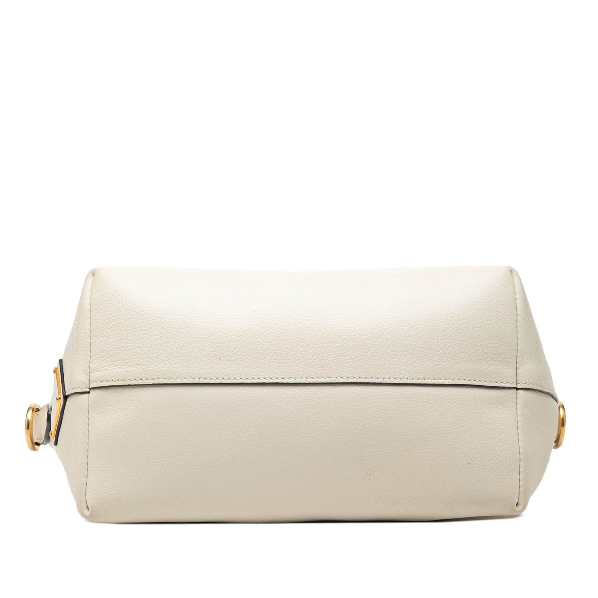 Prada Small Embossed Glace Calf Logo Convertible Satchel Size ONE SIZE - 3 Thumbnail