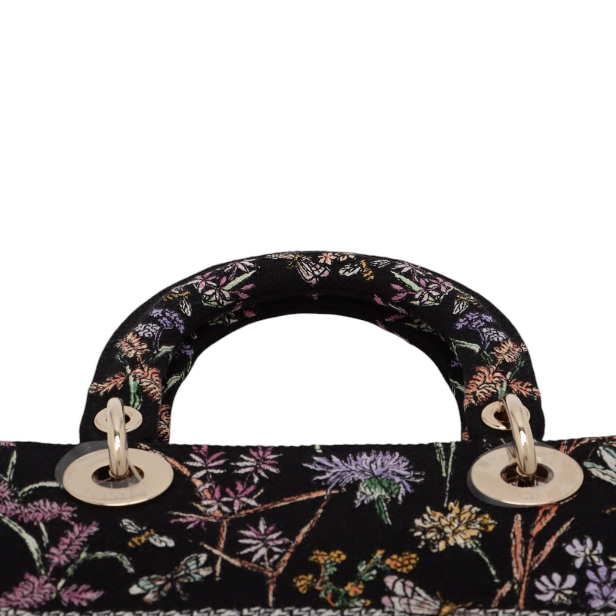 Dior Medium Embroidered Canvas Herbarium Lady D Lite Size ONE SIZE - 8 Thumbnail