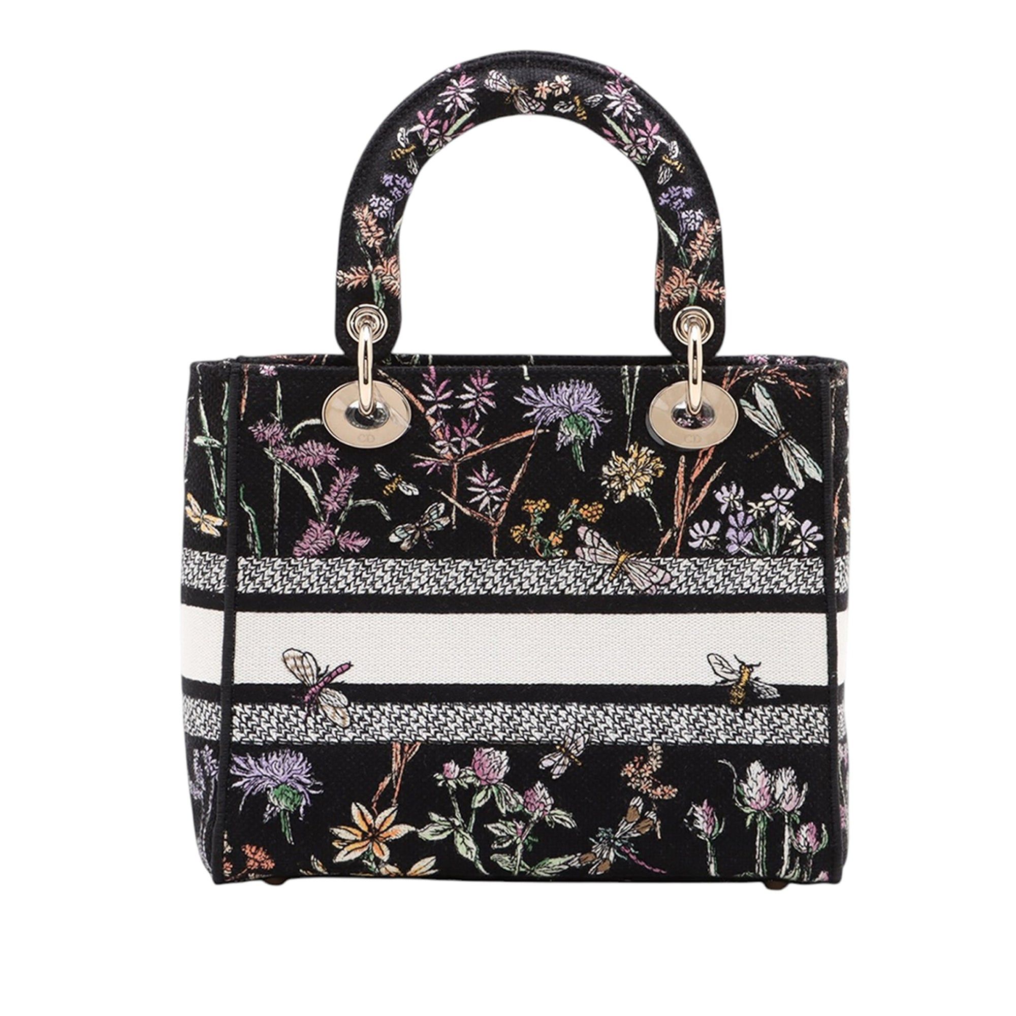 Dior Medium Embroidered Canvas Herbarium Lady D Lite Size ONE SIZE - 2 Thumbnail