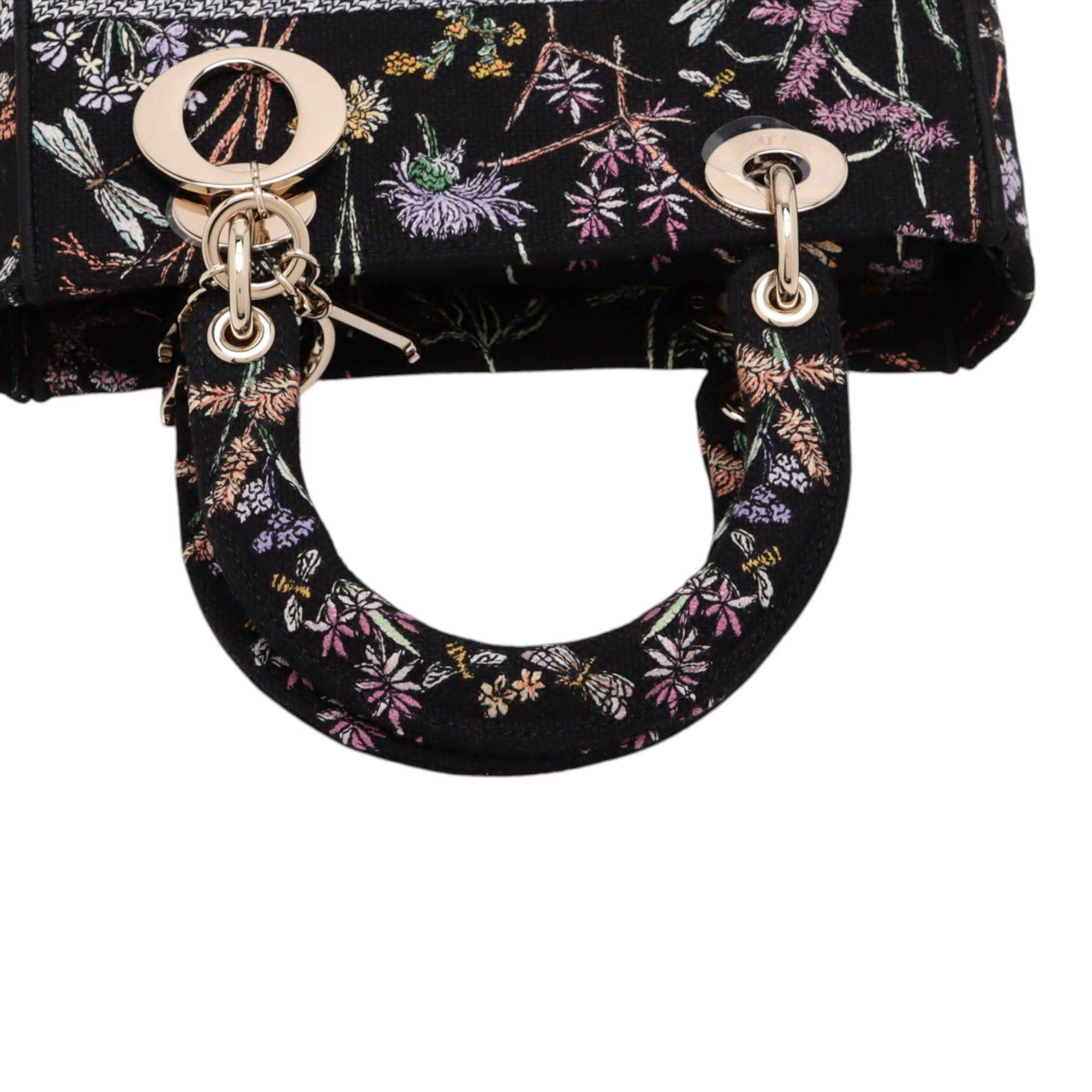 Dior Medium Embroidered Canvas Herbarium Lady D Lite Size ONE SIZE - 9 Thumbnail