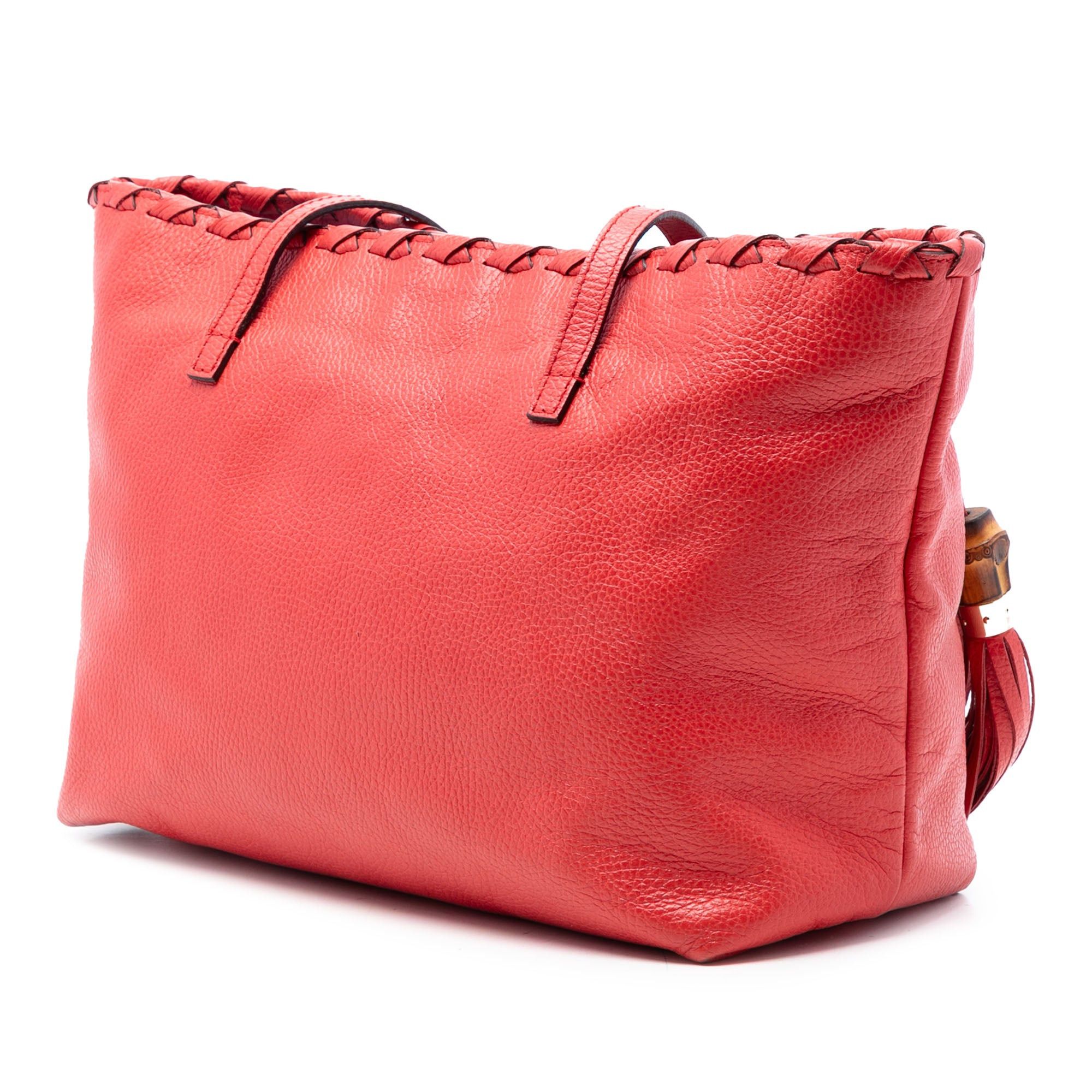 Gucci Leather Bamboo Tassel Tote Size ONE SIZE - 2 Thumbnail