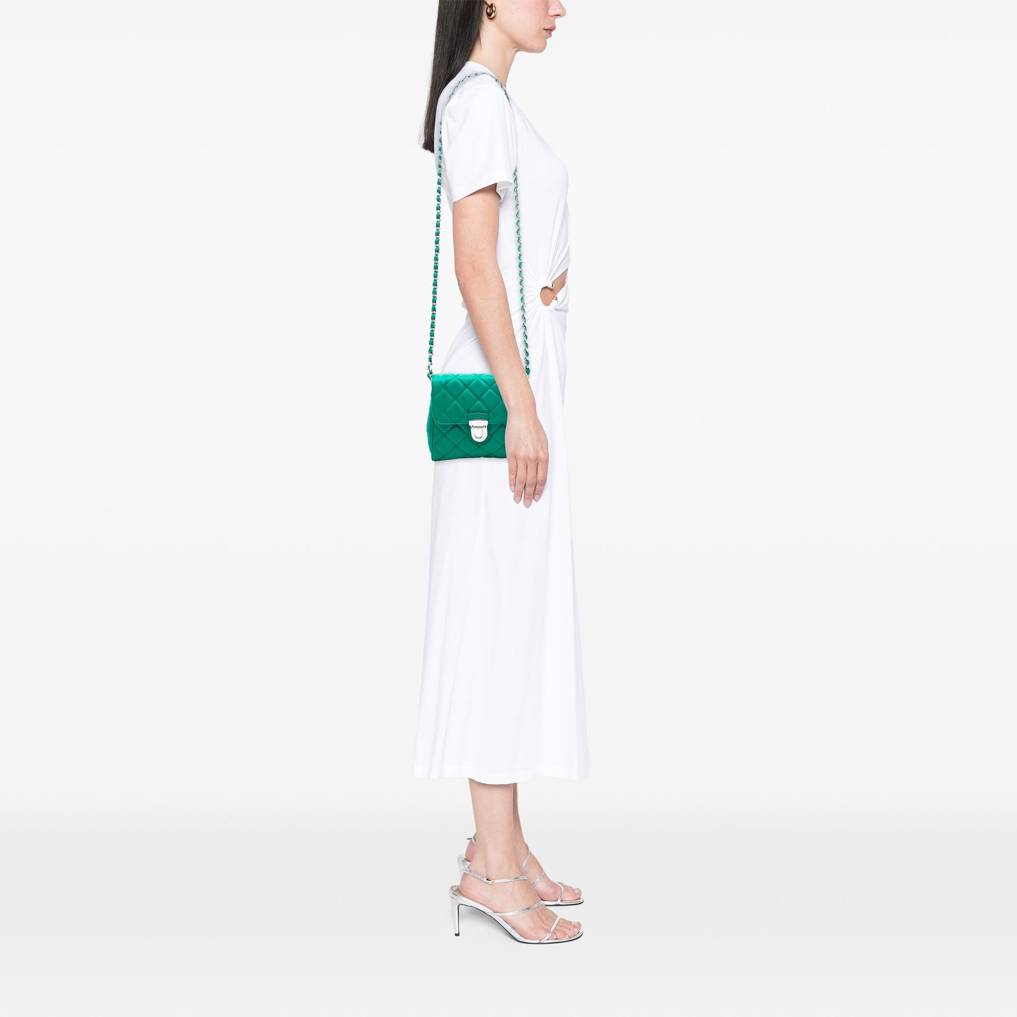 Prada Impuntu Tessuto Chain Crossbody Size ONE SIZE - 6 Thumbnail