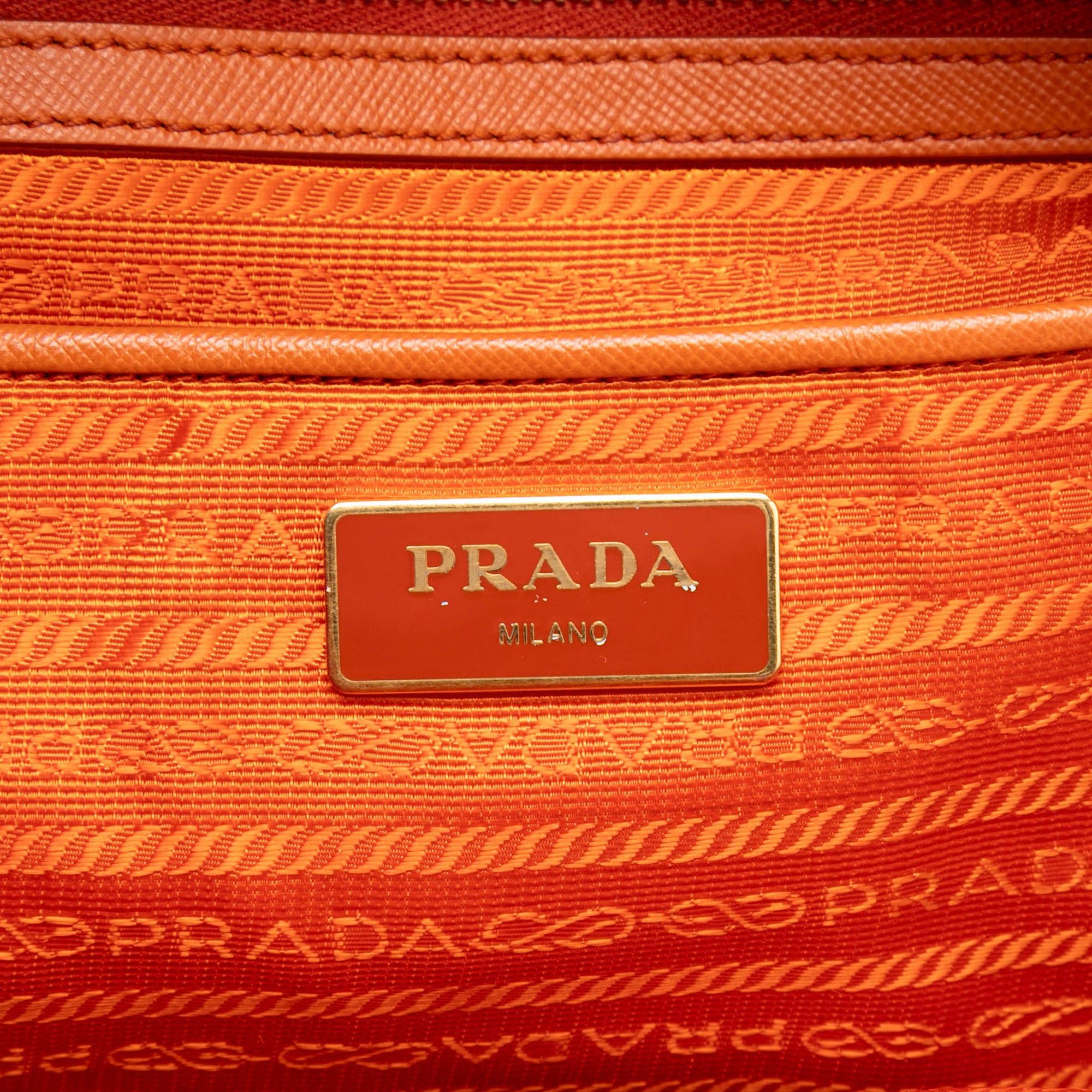 Prada Saffiano Trimmed Tessuto Satchel Size ONE SIZE - 5 Thumbnail