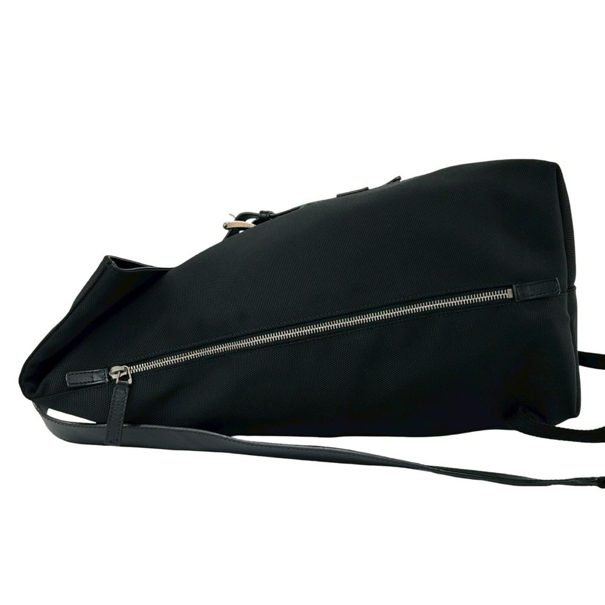 Gucci GUCCI Sherry Line Web Canvas Leather Backpack Daypack Black 18341 Size ONE SIZE - 5 Thumbnail