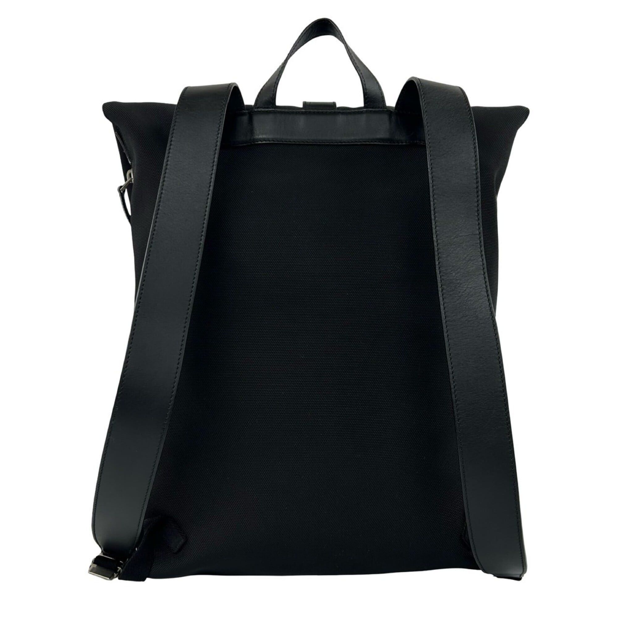 Gucci GUCCI Sherry Line Web Canvas Leather Backpack Daypack Black 18341 Size ONE SIZE - 3 Thumbnail