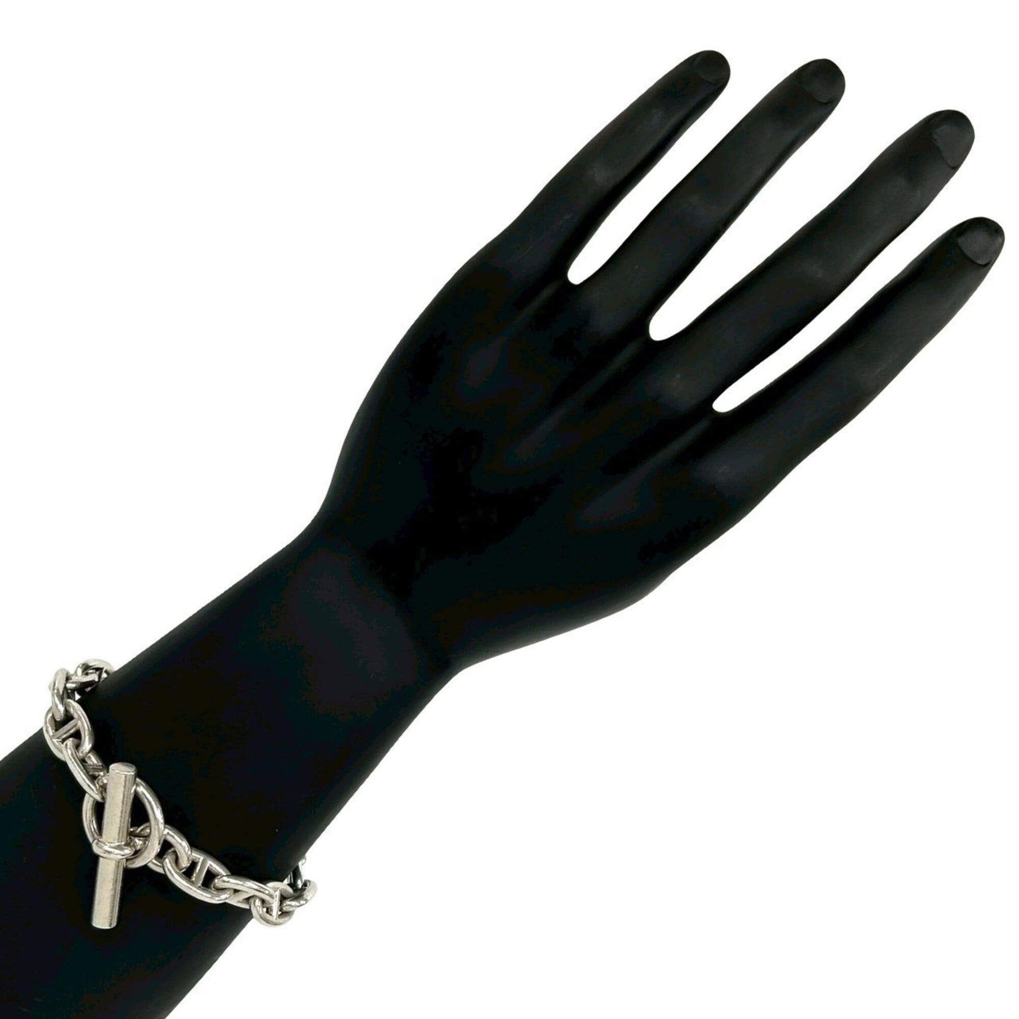 Hermes HERMES Chaine d'Ancre MM 16-link Sterling Silver 925 Bracelet Chain Accessory -0423 Size ONE SIZE - 2 Thumbnail