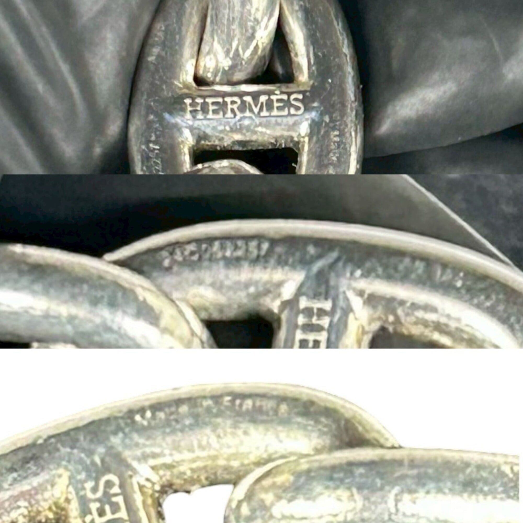 Hermes HERMES Chaine d'Ancre MM 16-link Sterling Silver 925 Bracelet Chain Accessory -0423 Size ONE SIZE - 3 Thumbnail